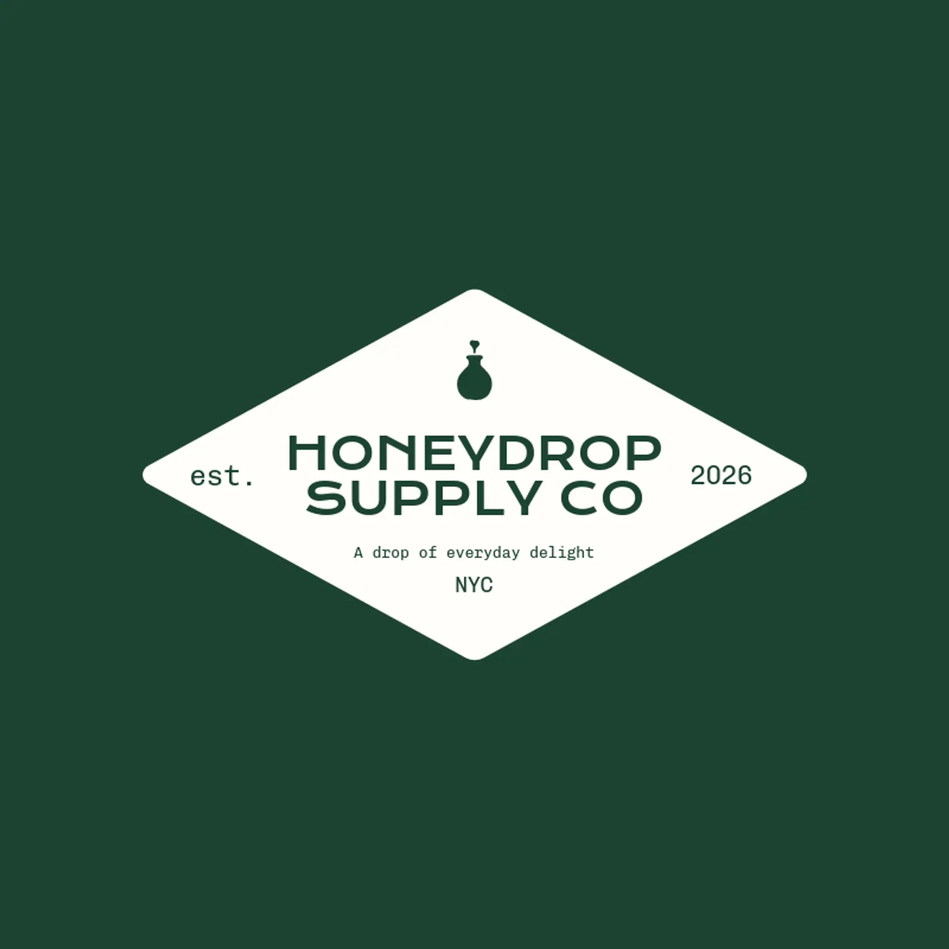Honeydrop Supply Co logo for nectar