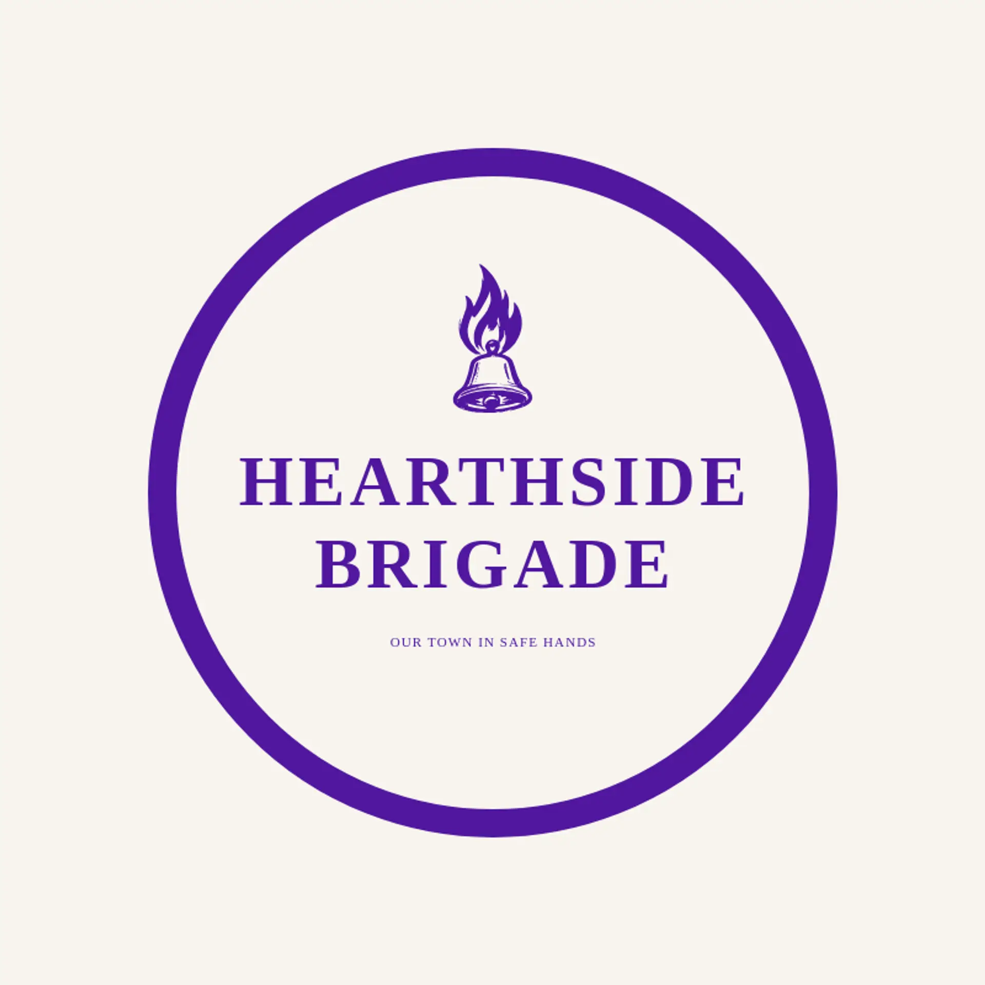 Hearthside Brigade logo for fire station