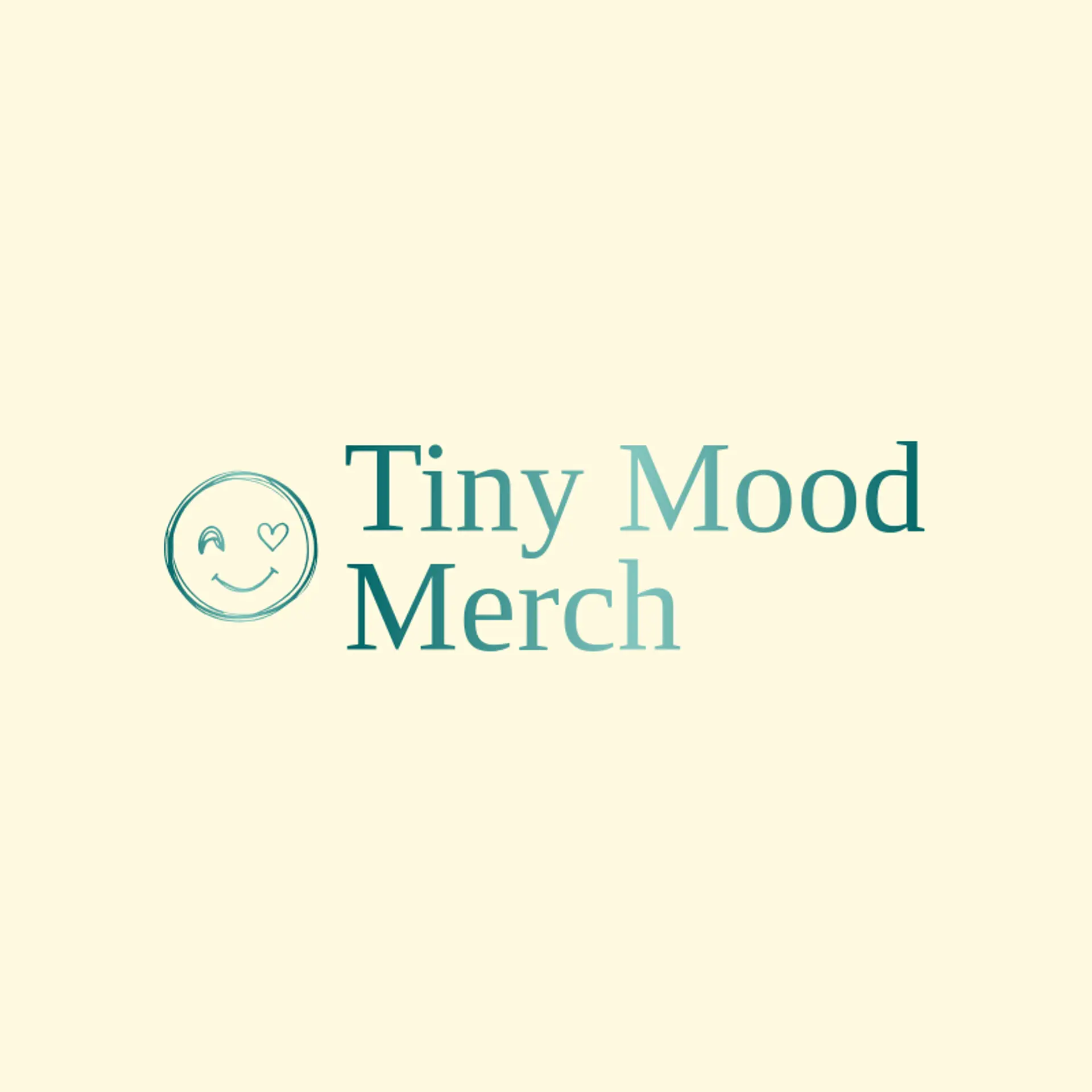 Tiny Mood Merch logo for emoji