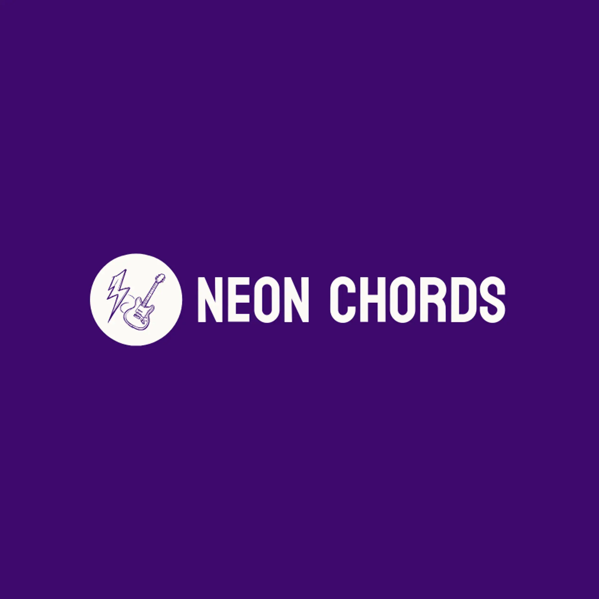 Neon Chords logo for guitar