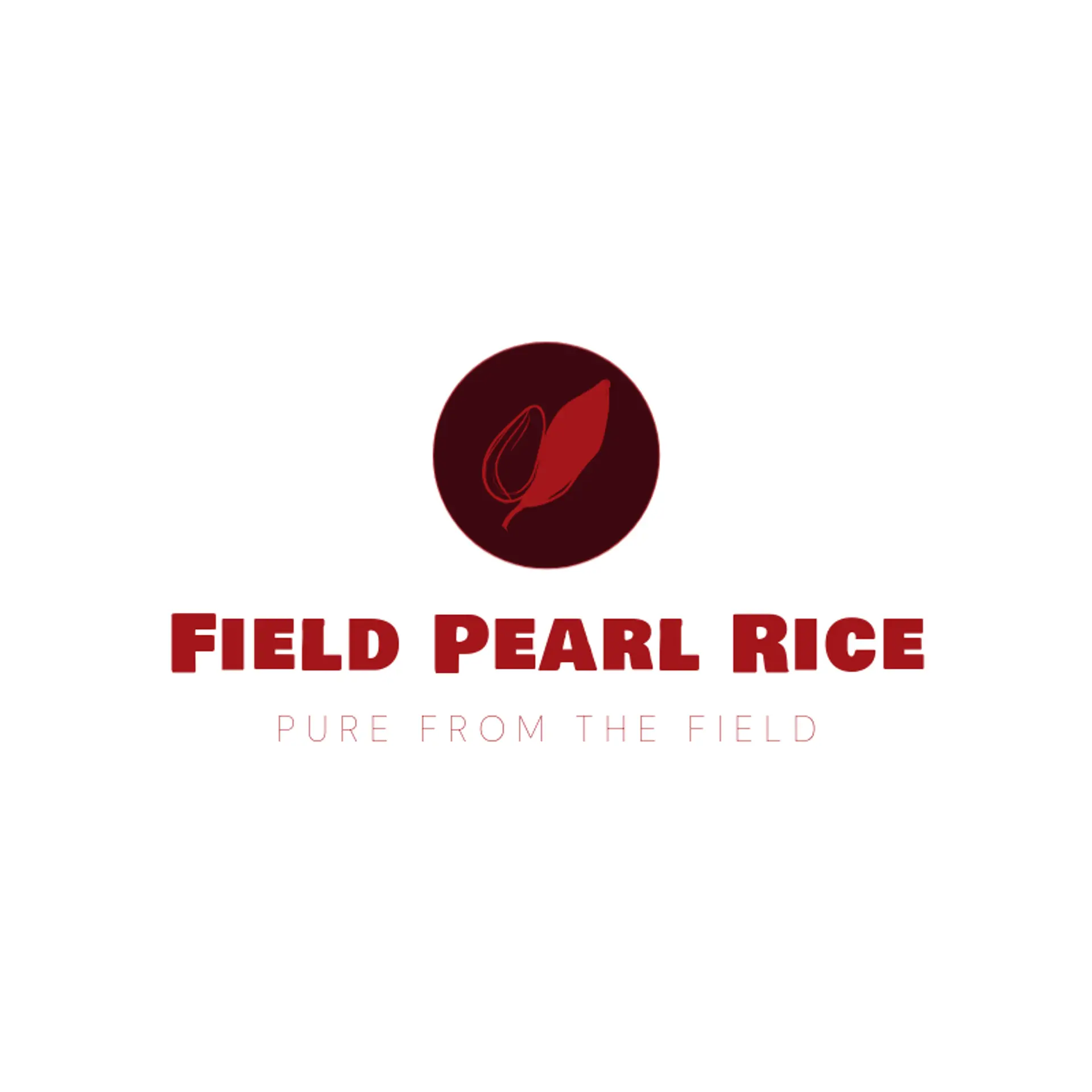 Field Pearl Rice logo for rice