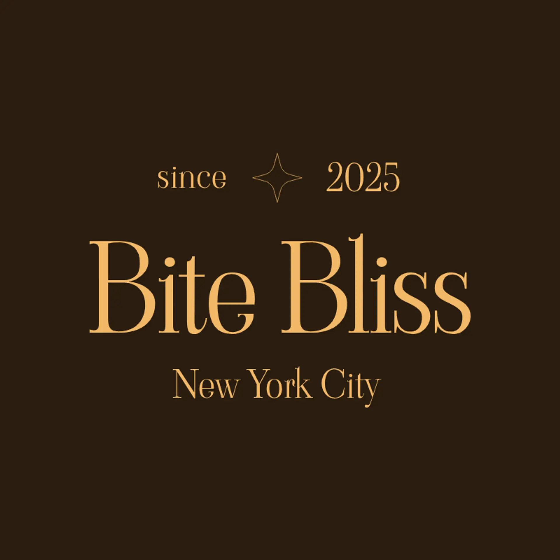 Bite Bliss logo for burger restaurant
