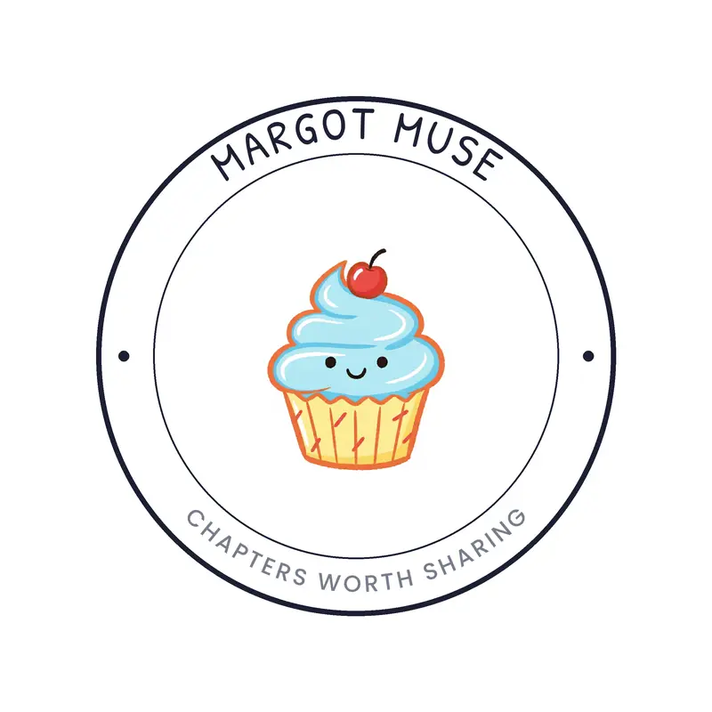 A pink cupcake with a swirl, a food and lifestyle logo in a playful style