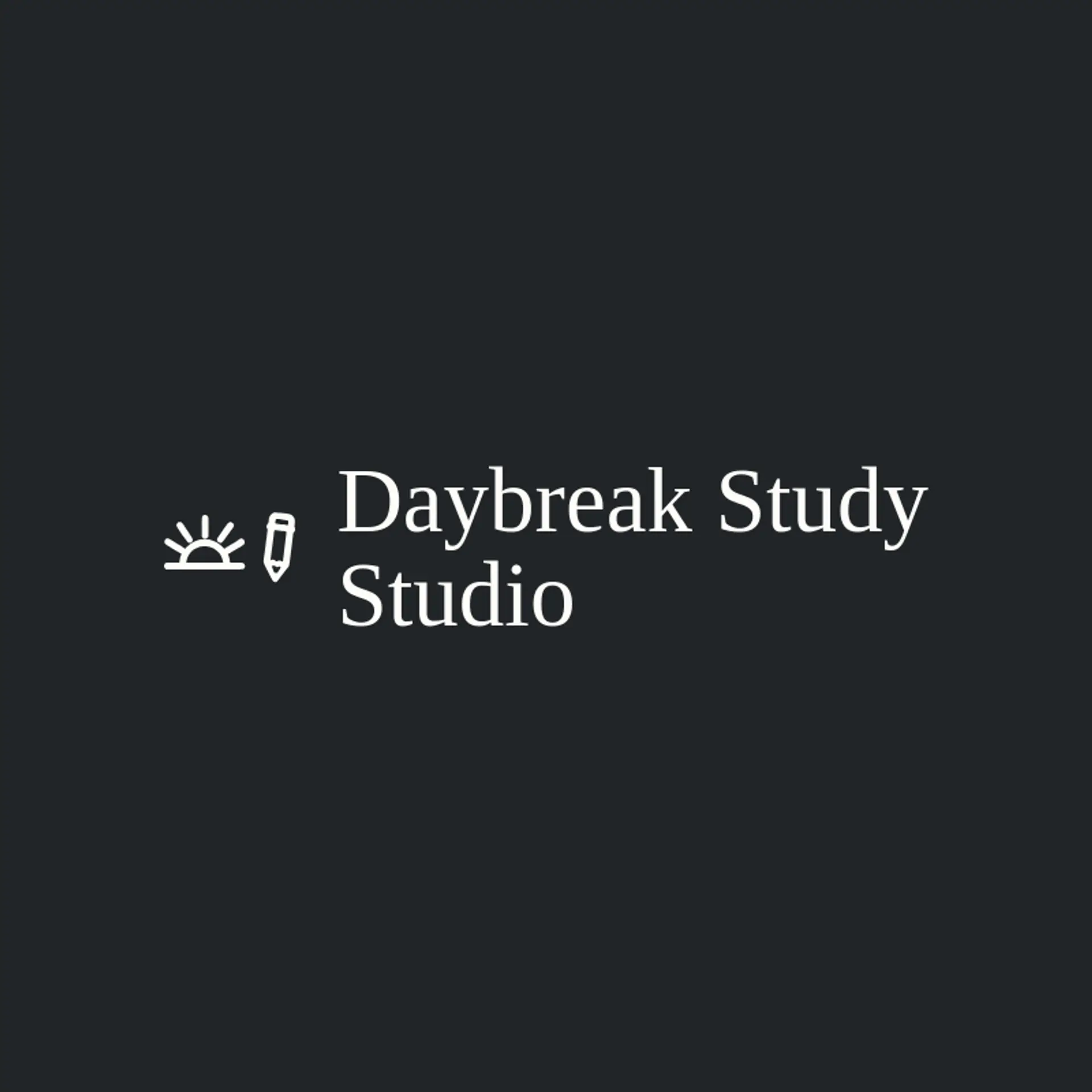 Daybreak Study Studio logo for class