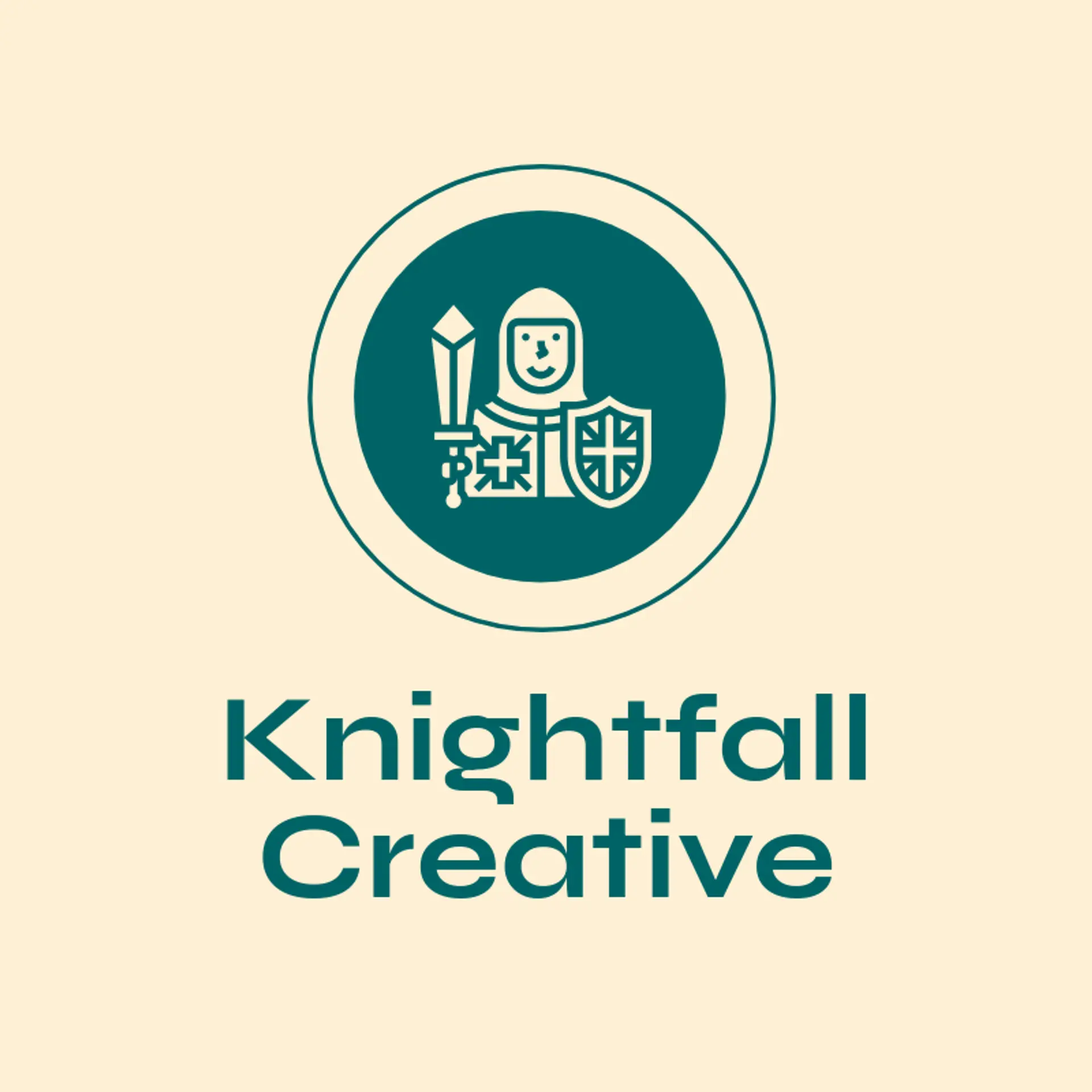 Knightfall Creative logo for crusader