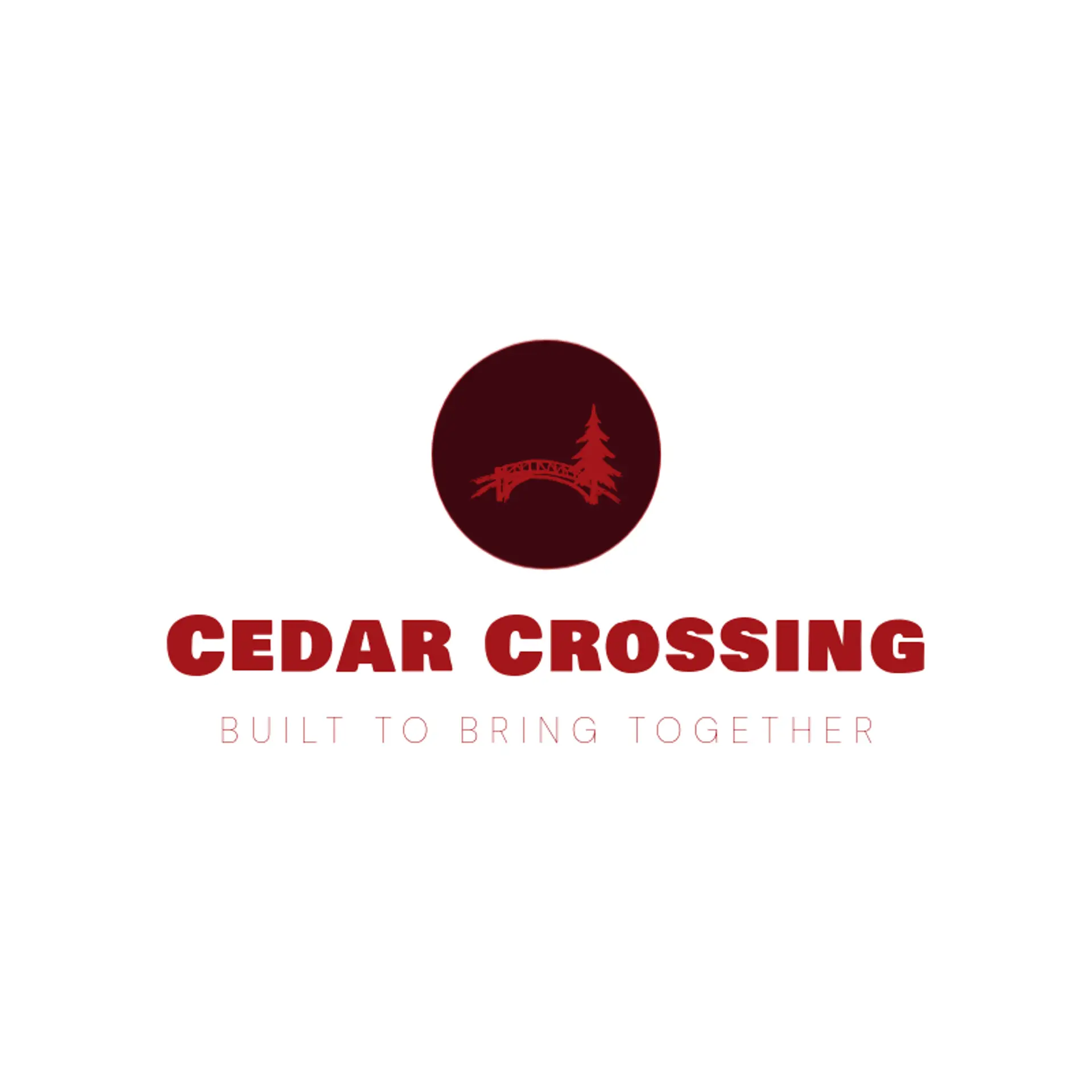 Cedar Crossing logo for bridge