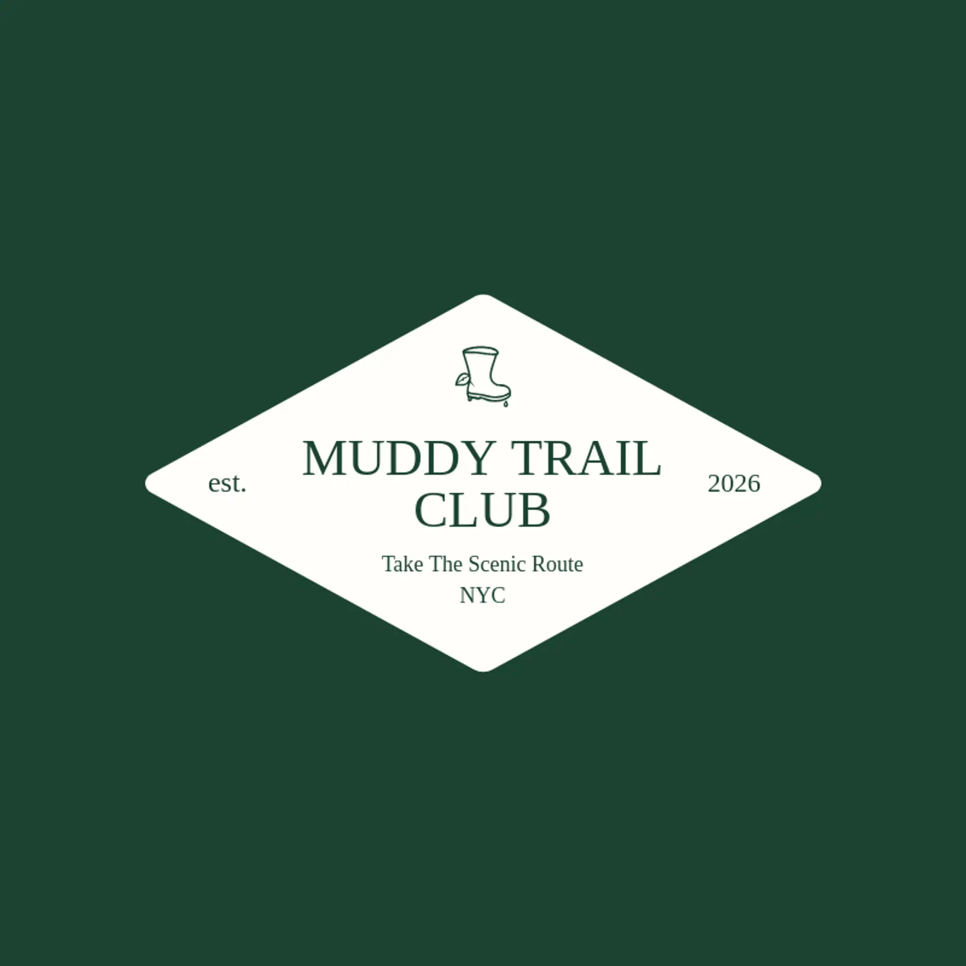 Muddy Trail Club logo for drip