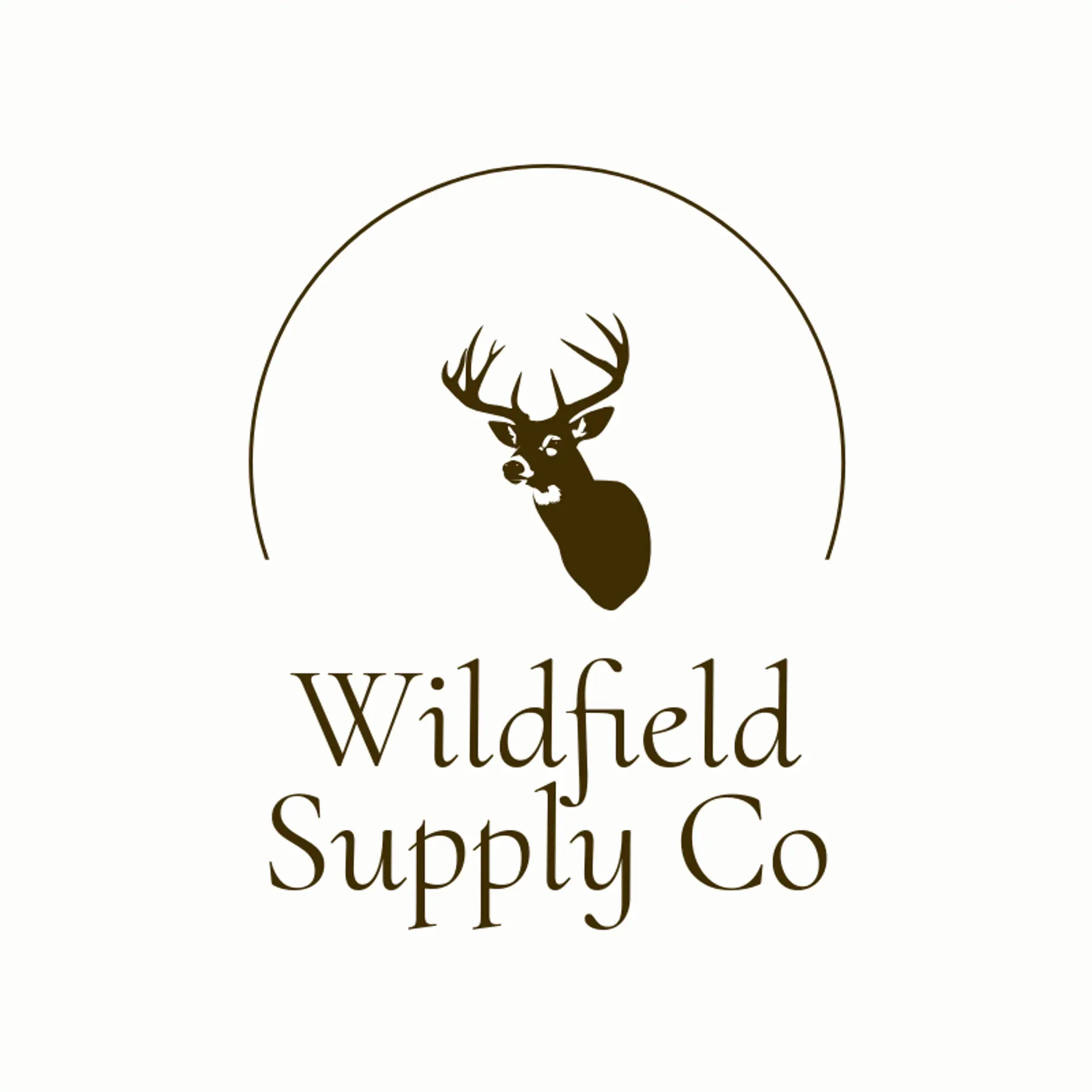 Wildfield Supply Co logo for buck