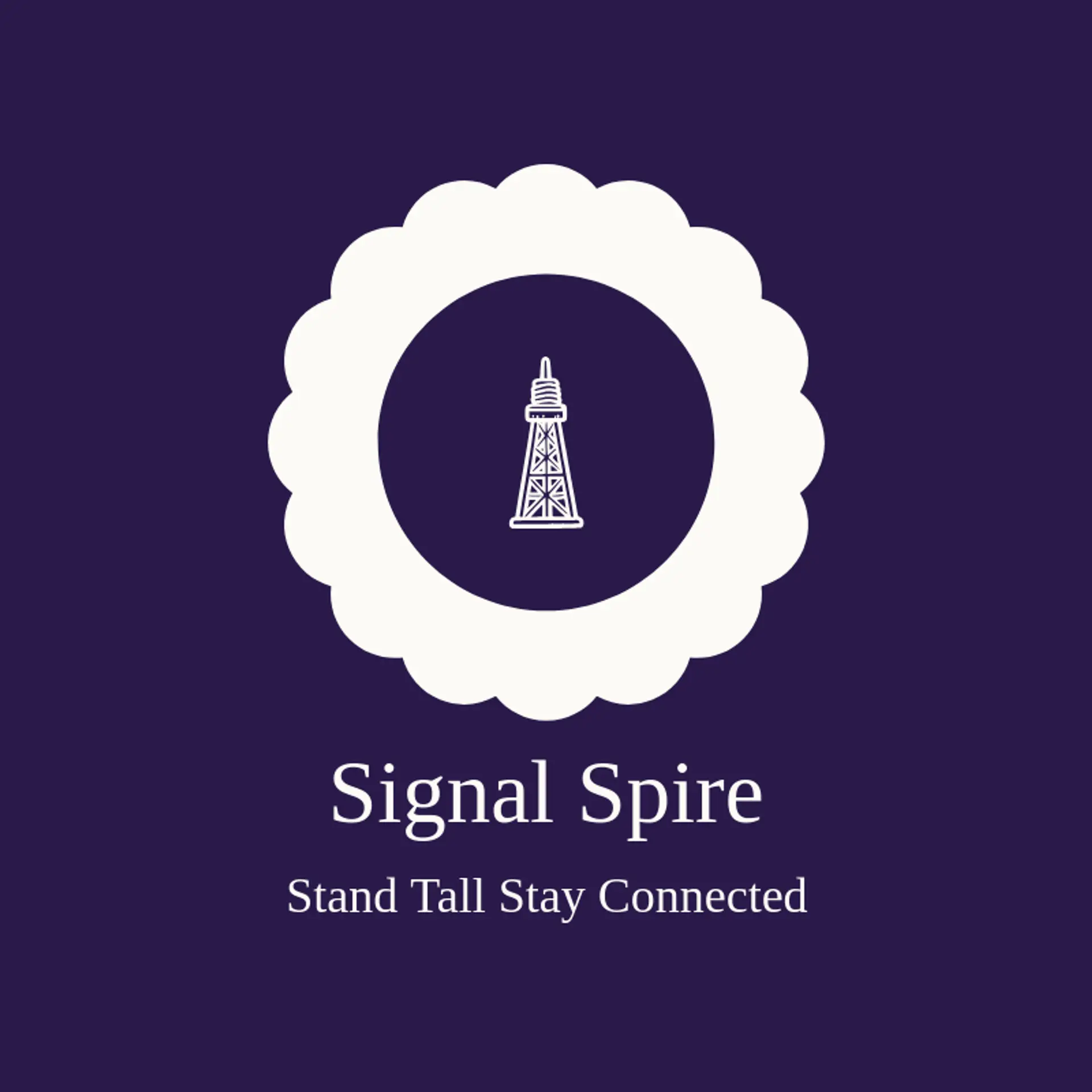 Signal Spire logo for telephone