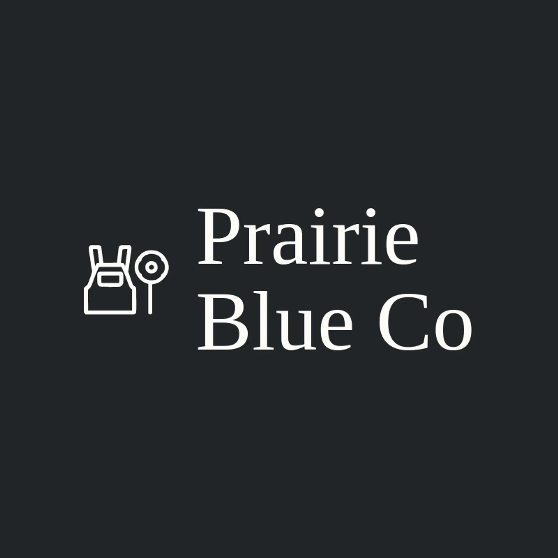 Prairie Blue Co logo for denim