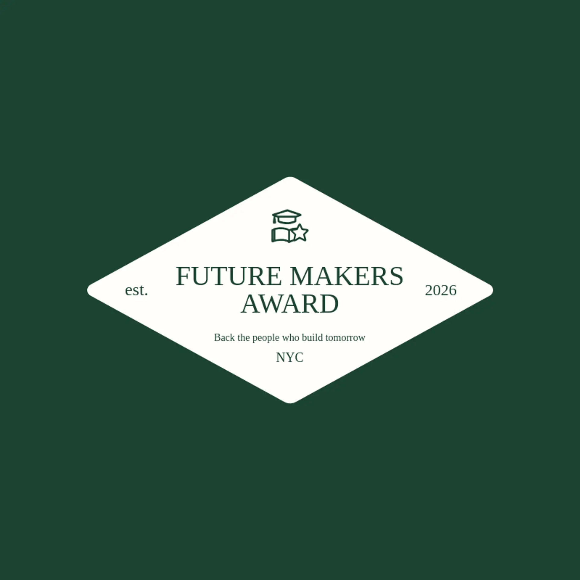 Future Makers Award logo for scholarship