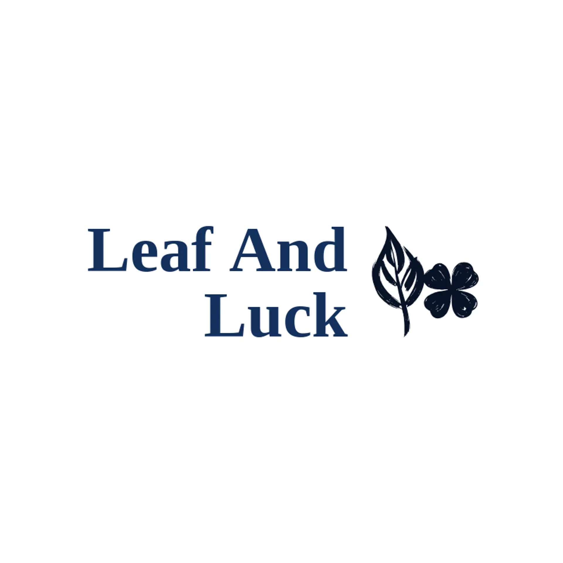 Leaf And Luck logo for clover