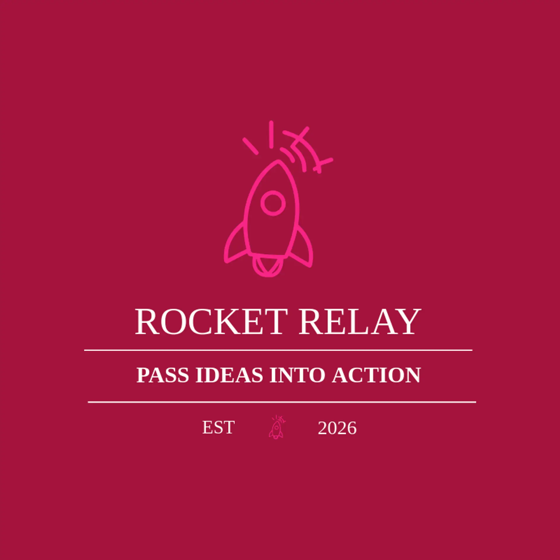 Rocket Relay logo for software