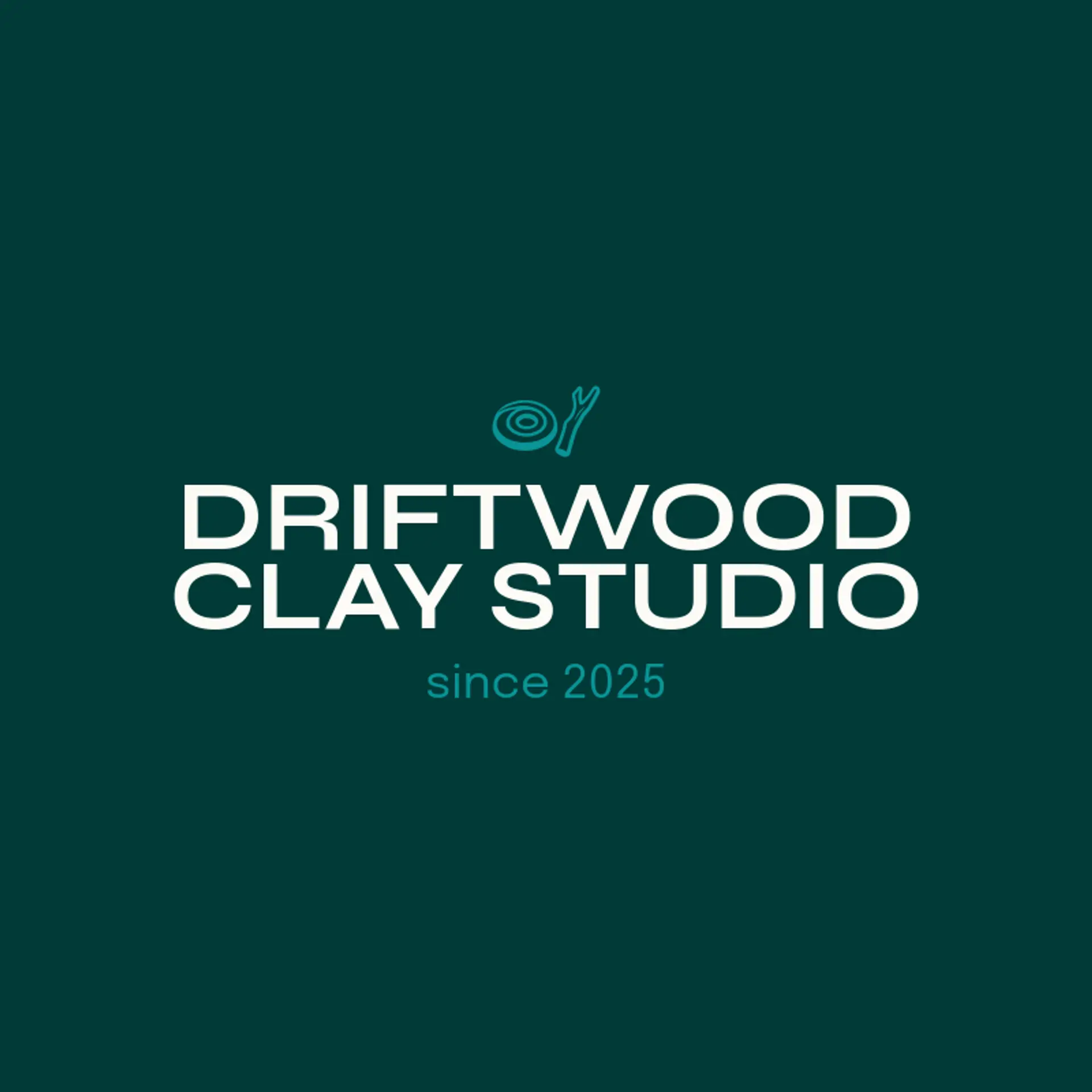 Driftwood Clay Studio logo for clay