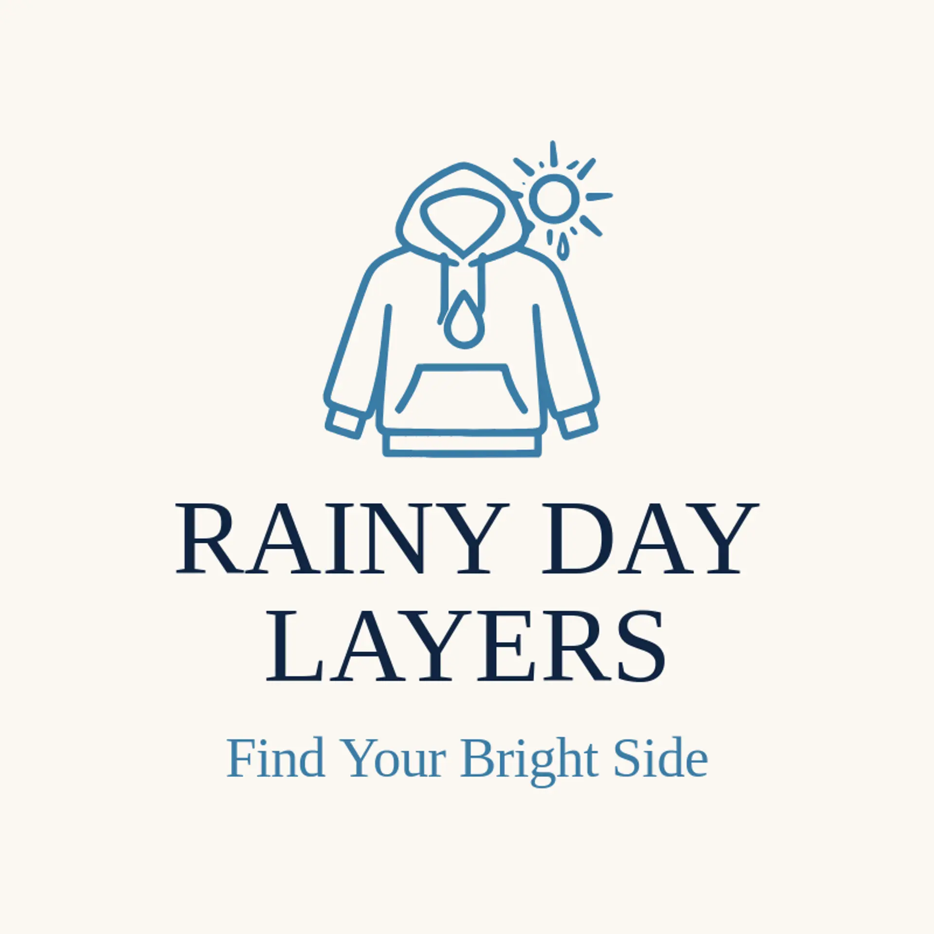 Rainy Day Layers logo for hoodie