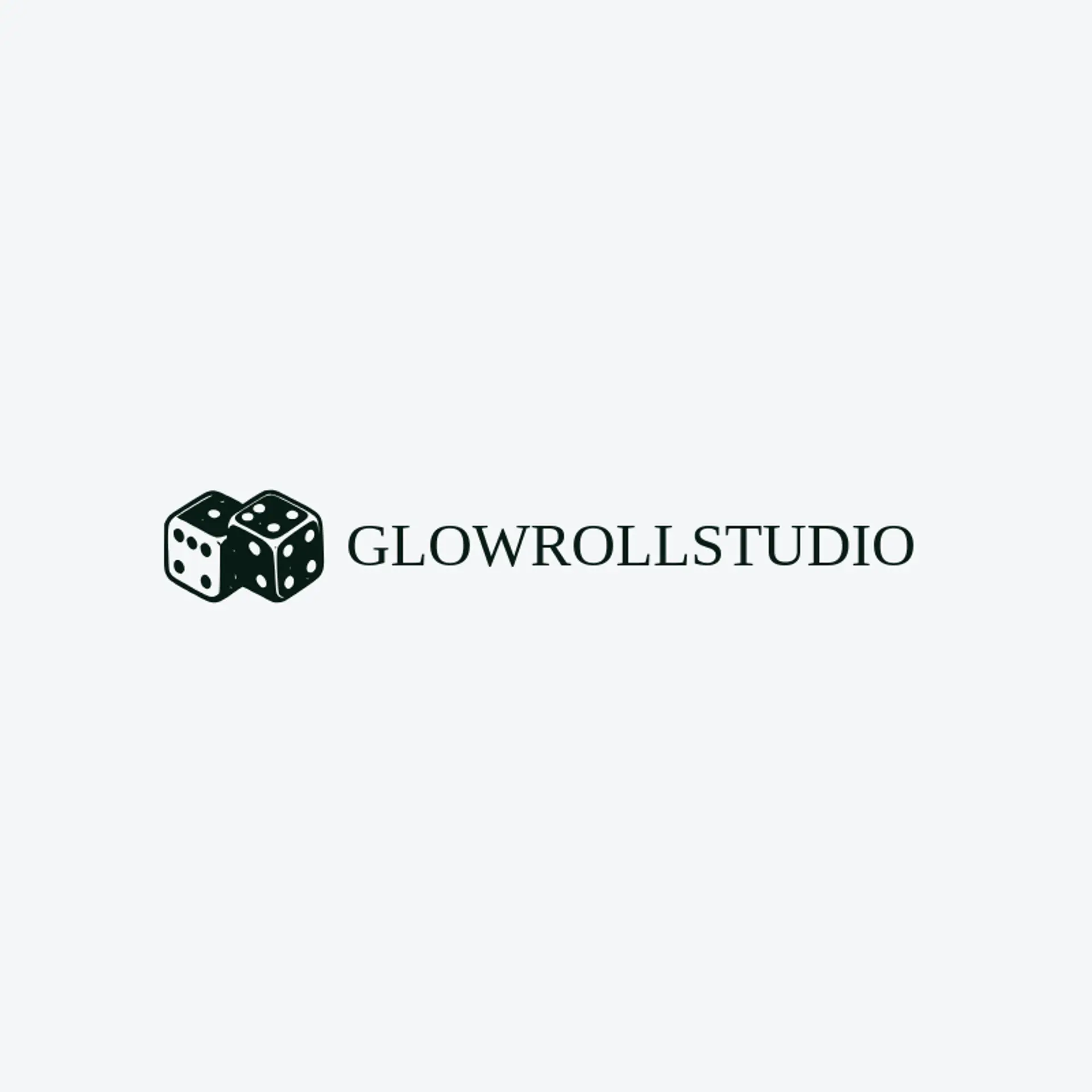 Glow Roll Studio logo for dice
