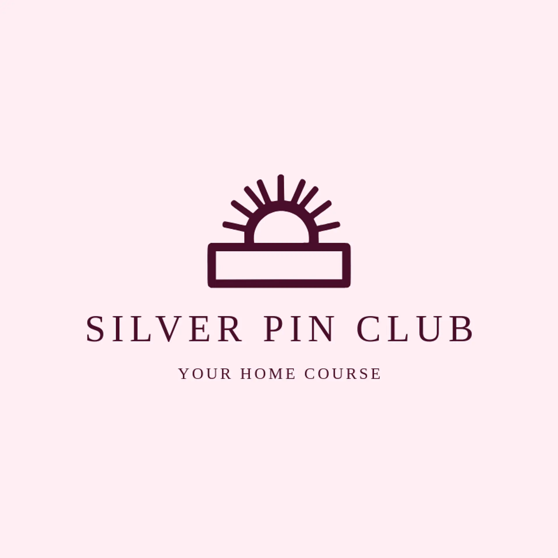 Silver Pin Club logo for golf course