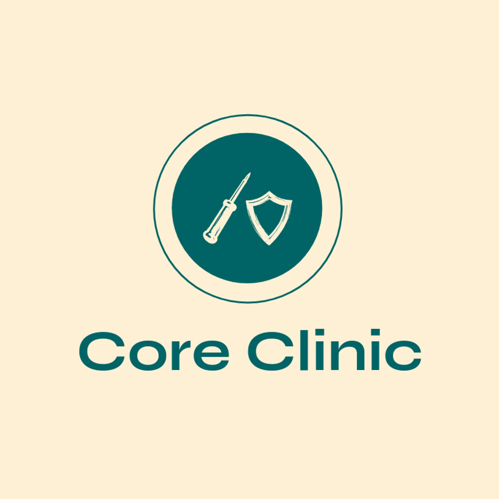 Core Clinic logo for computer