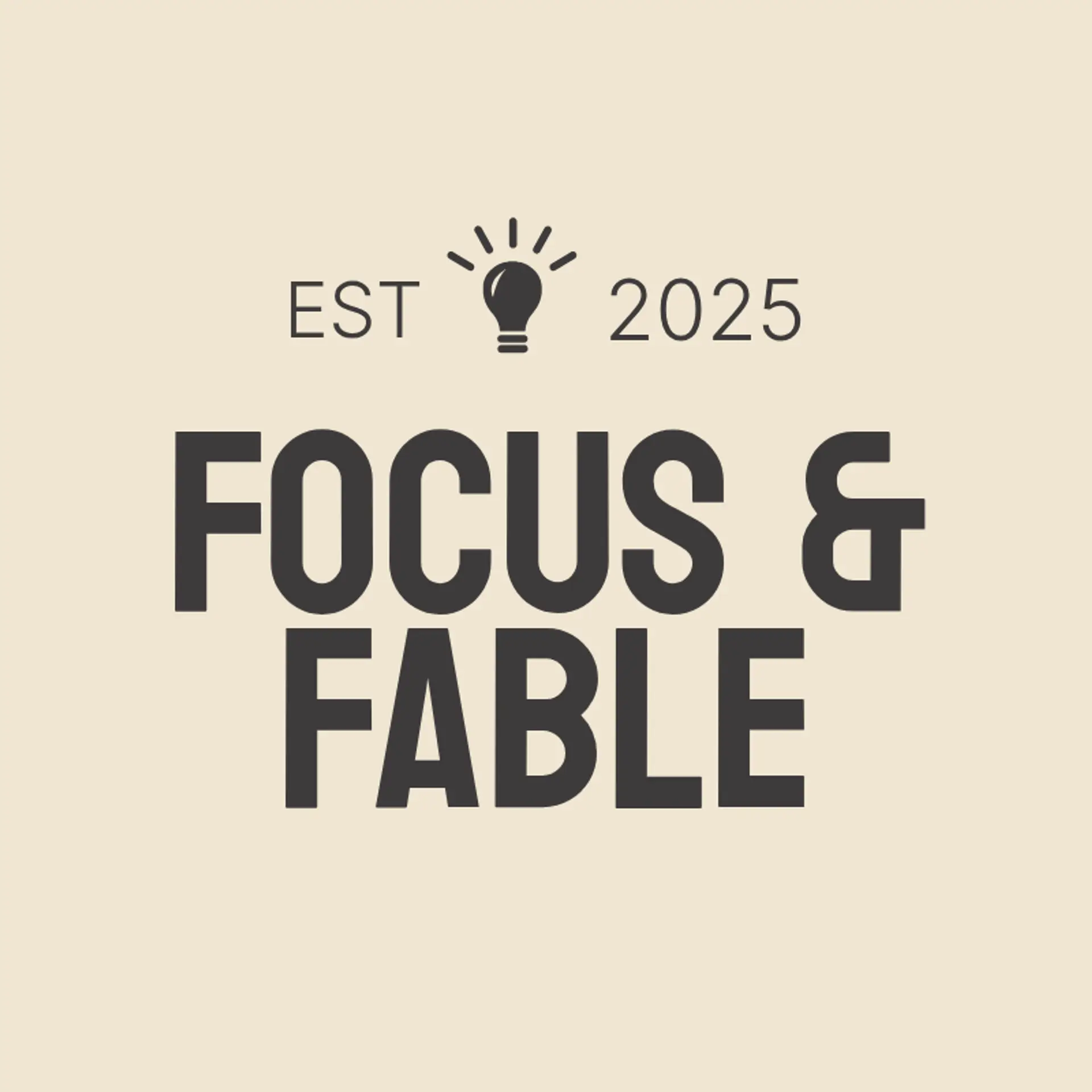 Focus & Fable logo for creative photography