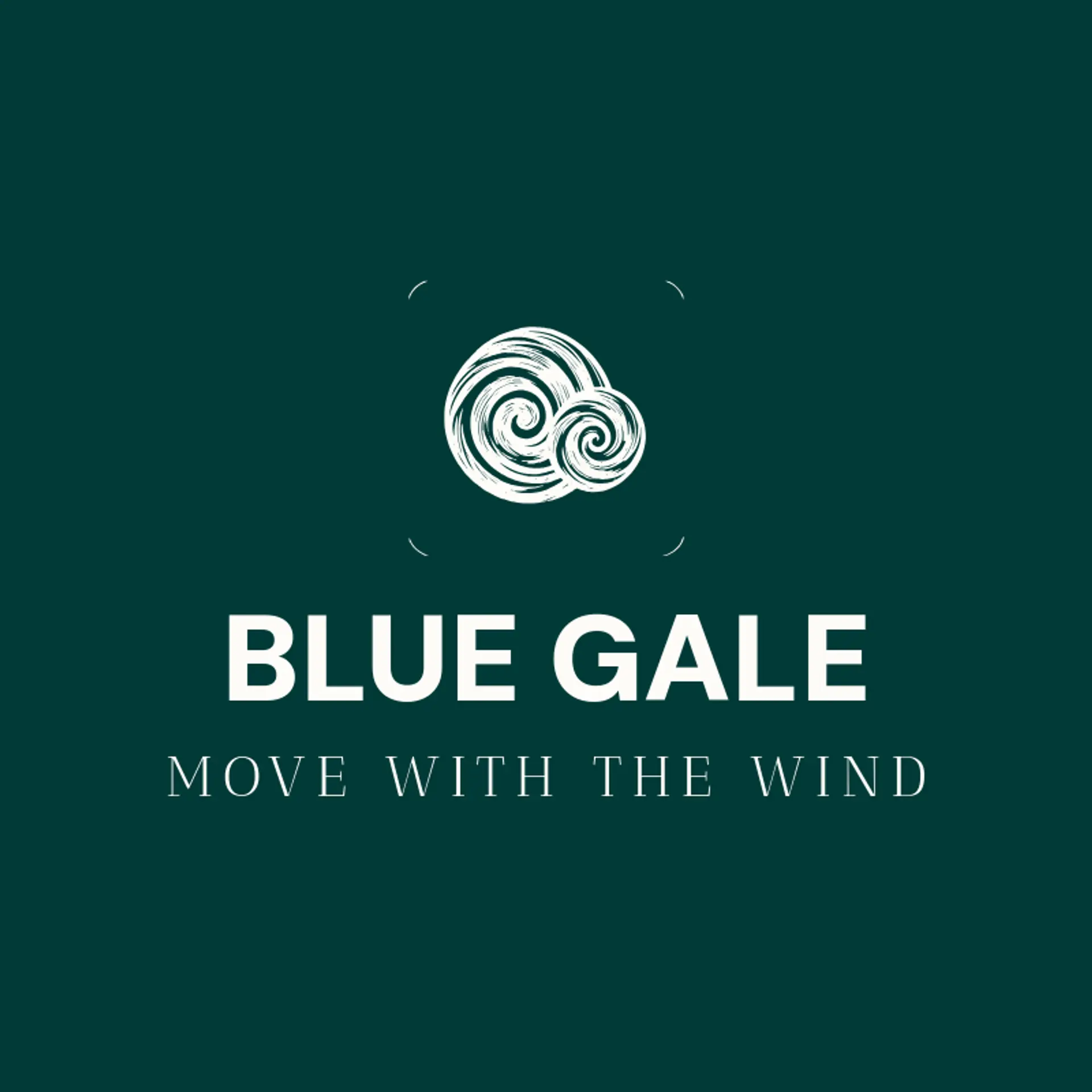 Blue Gale logo for hurricane