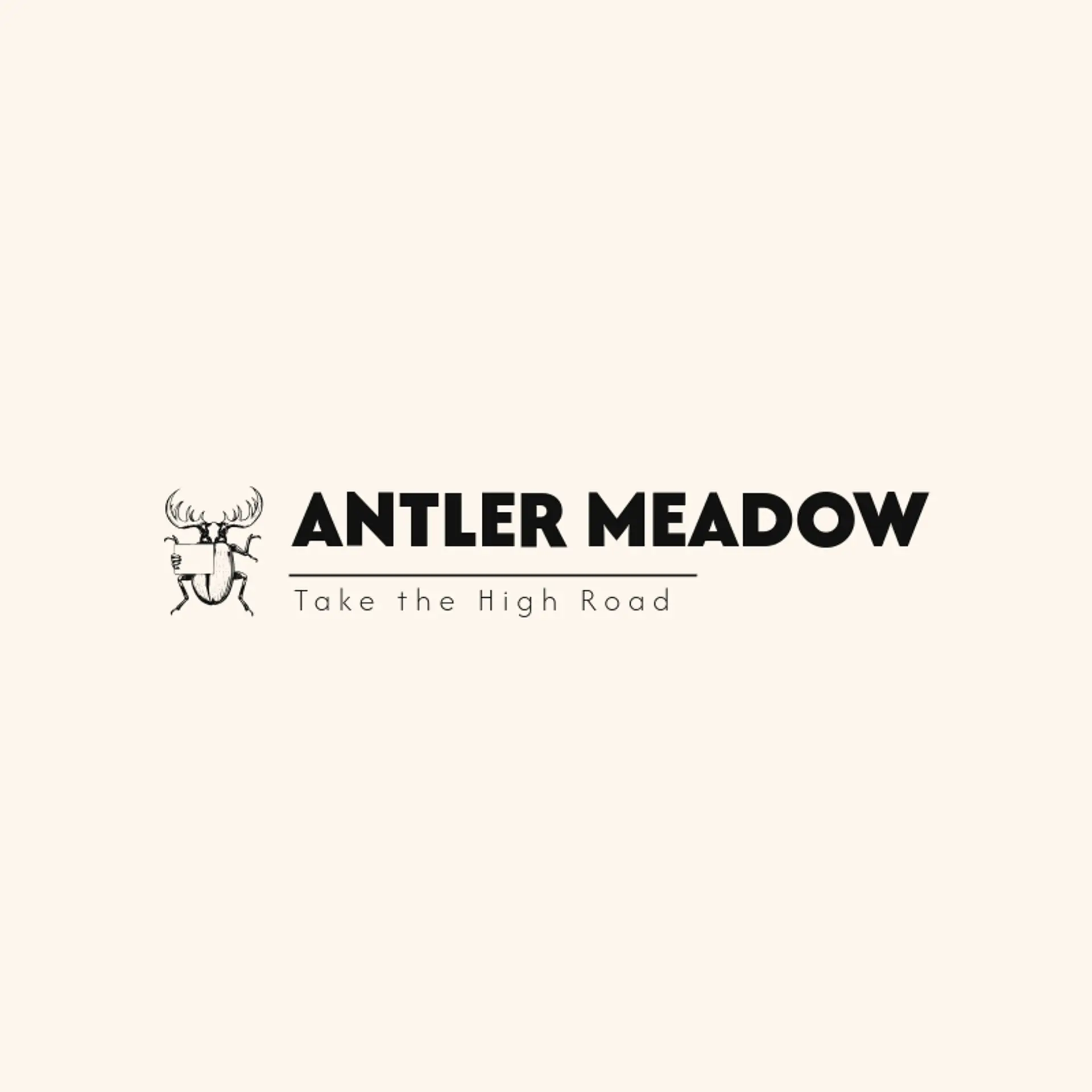 Antler Meadow logo for antler