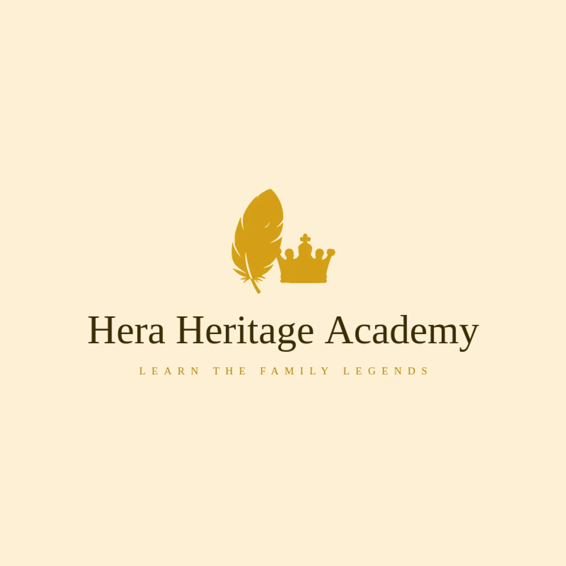 Hera Heritage Academy logo for greek mythology