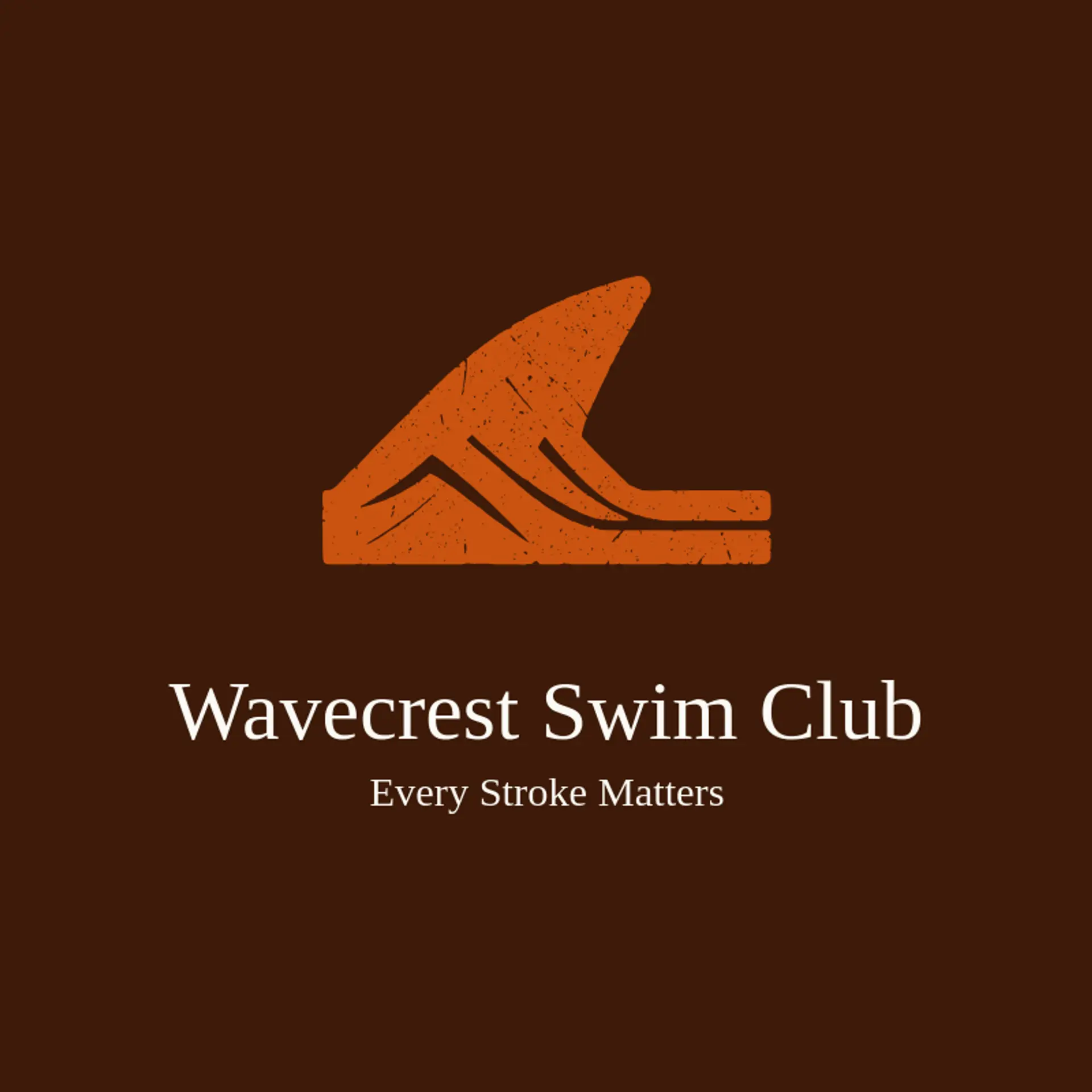 Wavecrest Swim Club logo for swimming