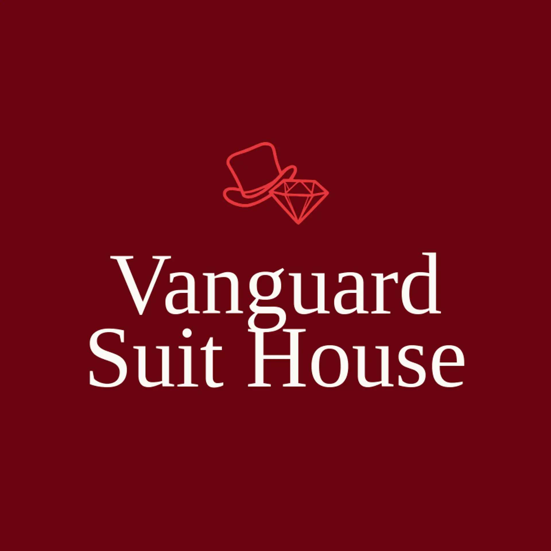 Vanguard Suit House logo for mens fashion