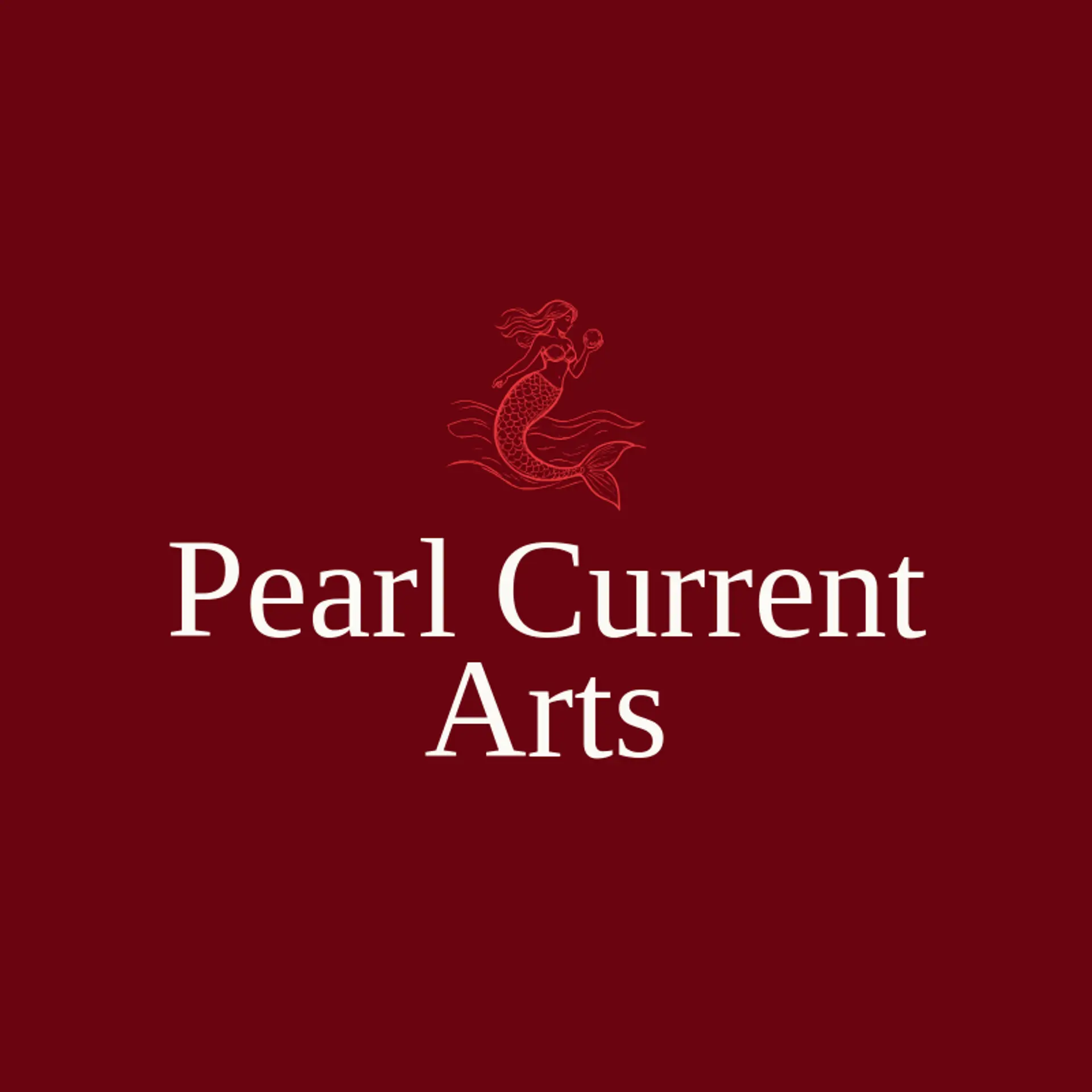 Pearl Current Arts logo for mermaid