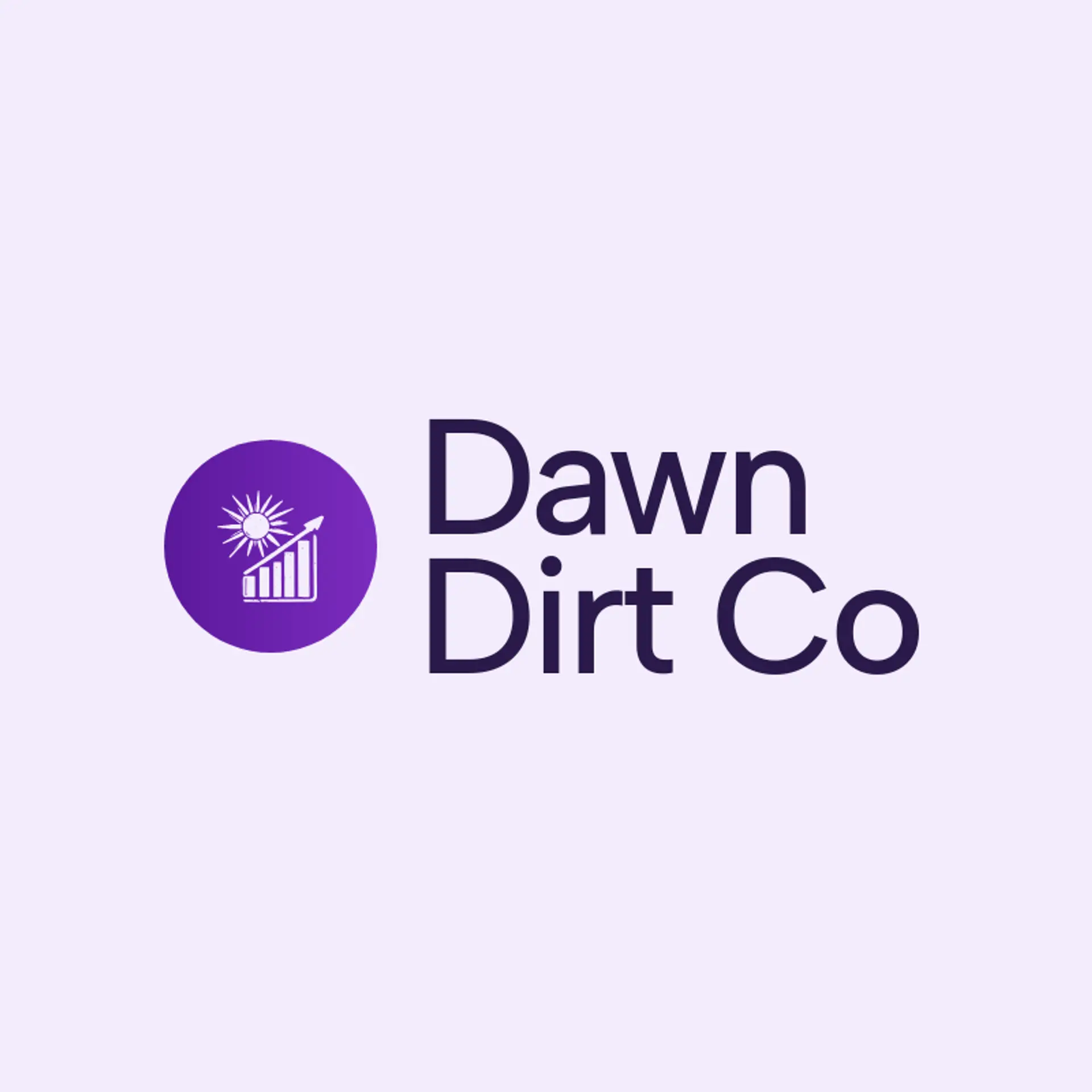 Dawn Dirt Co logo for growth