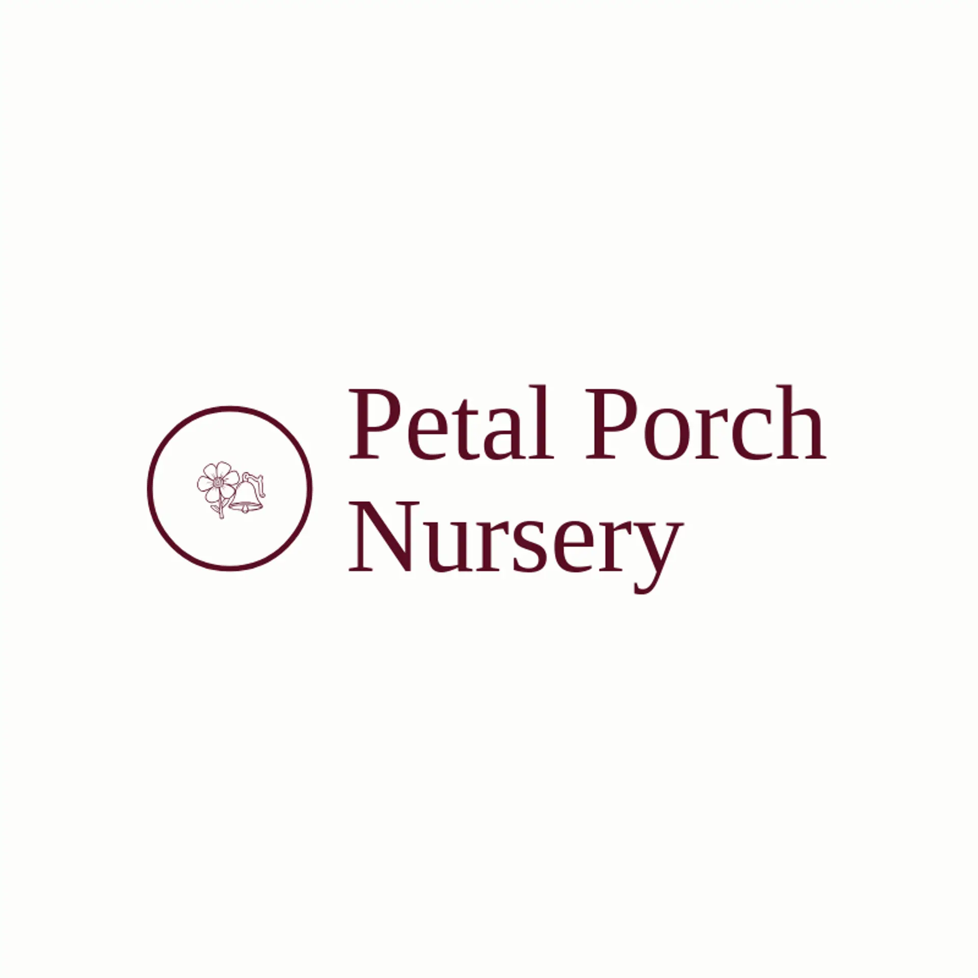 Petal Porch Nursery logo for wildflower