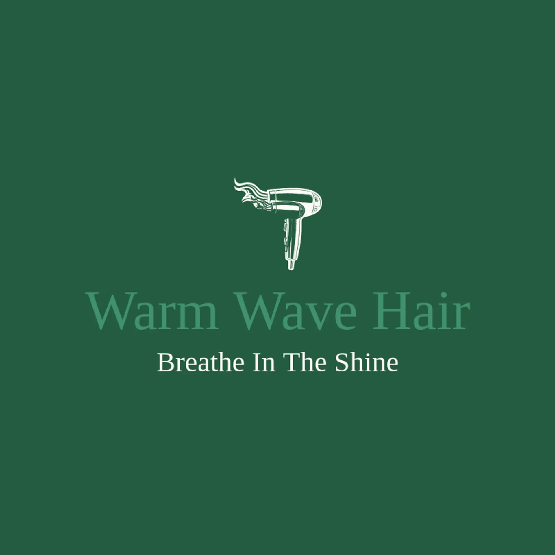 Warm Wave Hair logo for hair