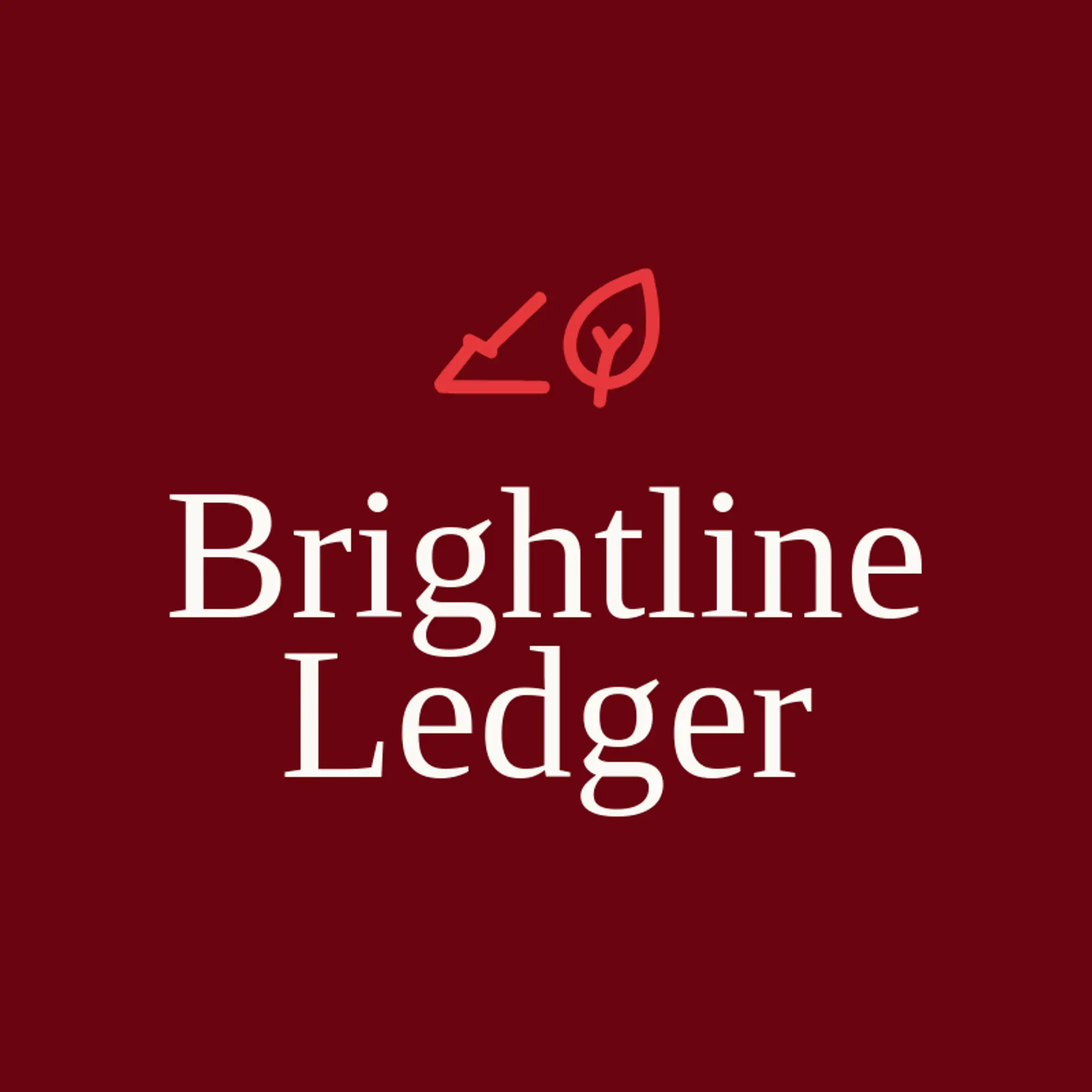 Brightline Ledger logo for bookkeeping