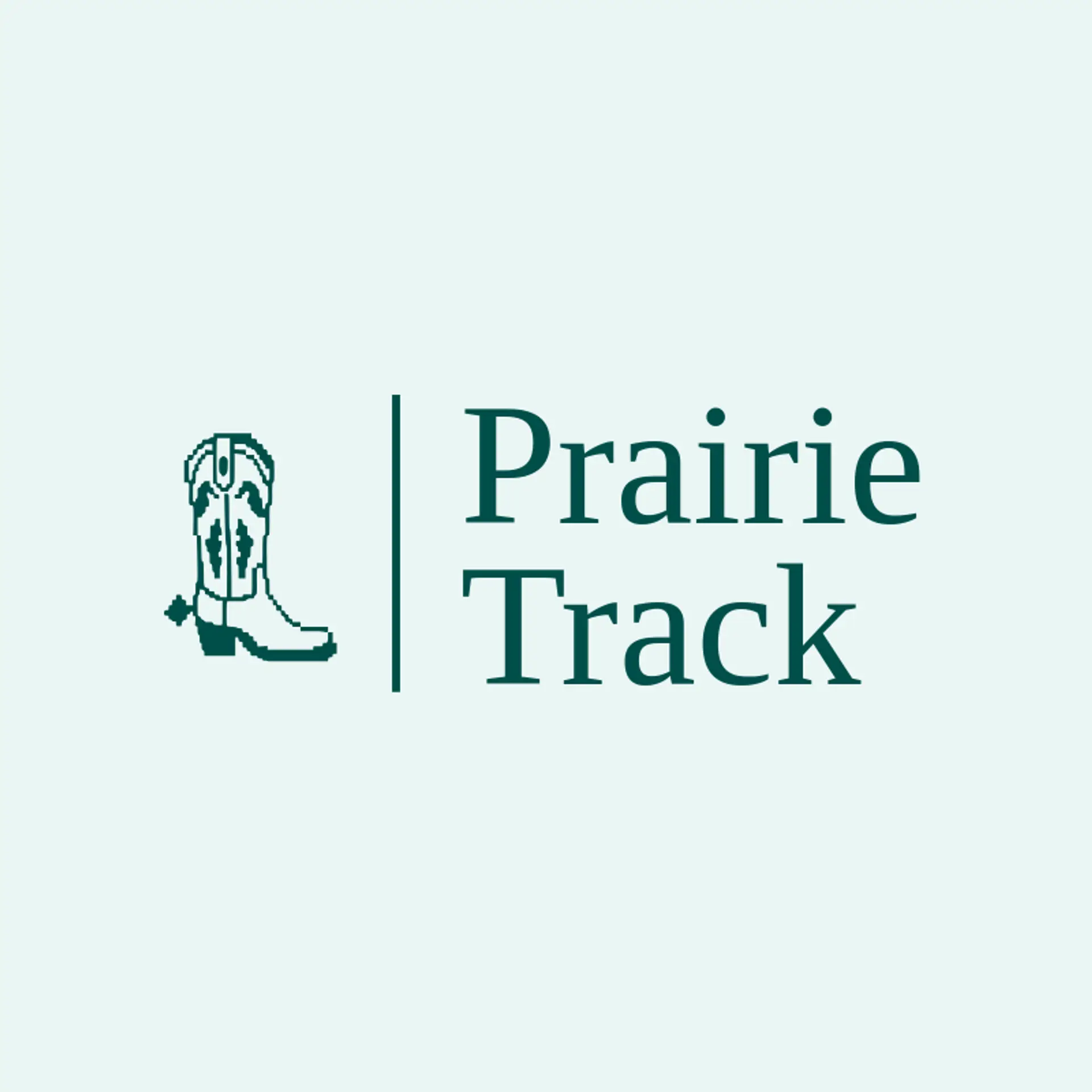 Prairie Track logo for boot
