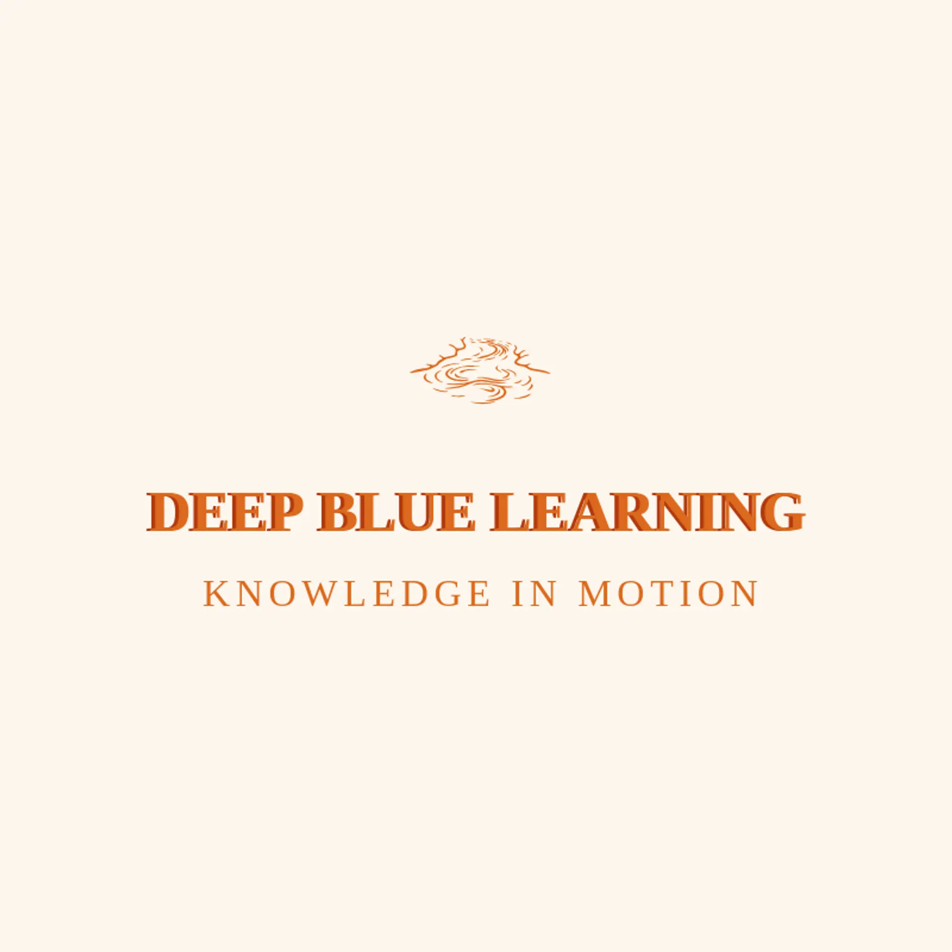 Deep Blue Learning logo for ripple