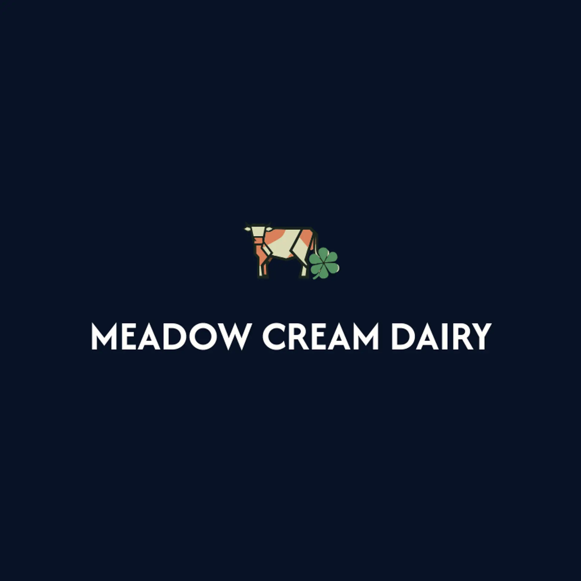 Meadow Cream Dairy logo for dairy