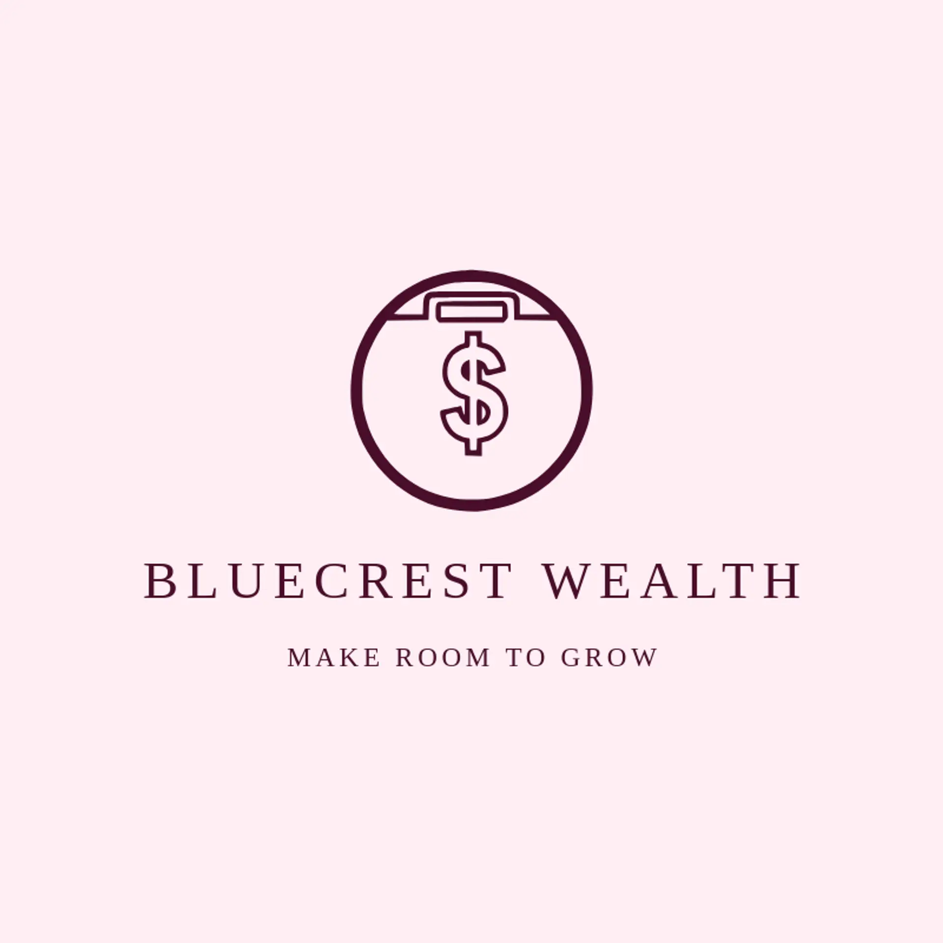 Bluecrest Wealth logo for financial