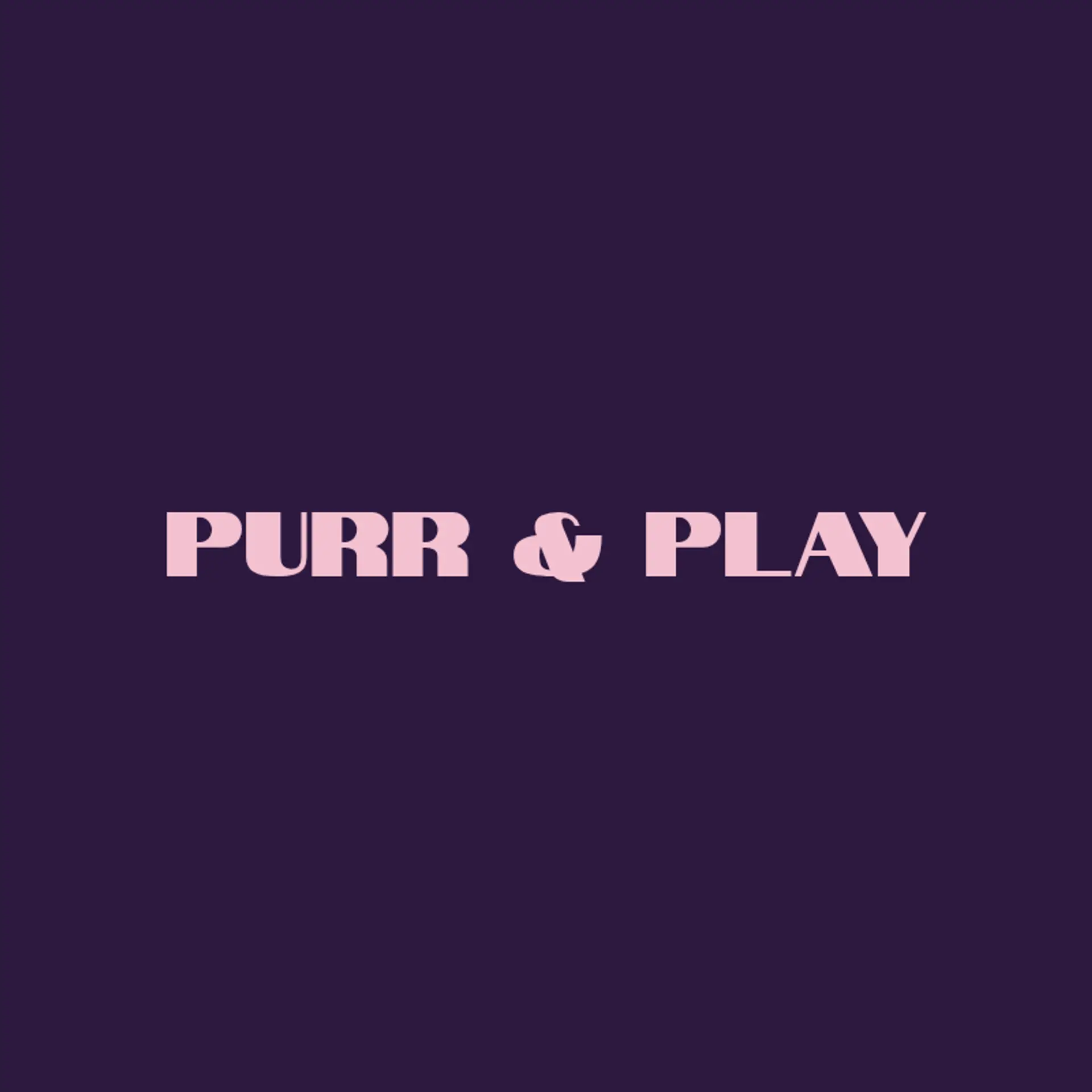 Purr & Play logo for cat pet care