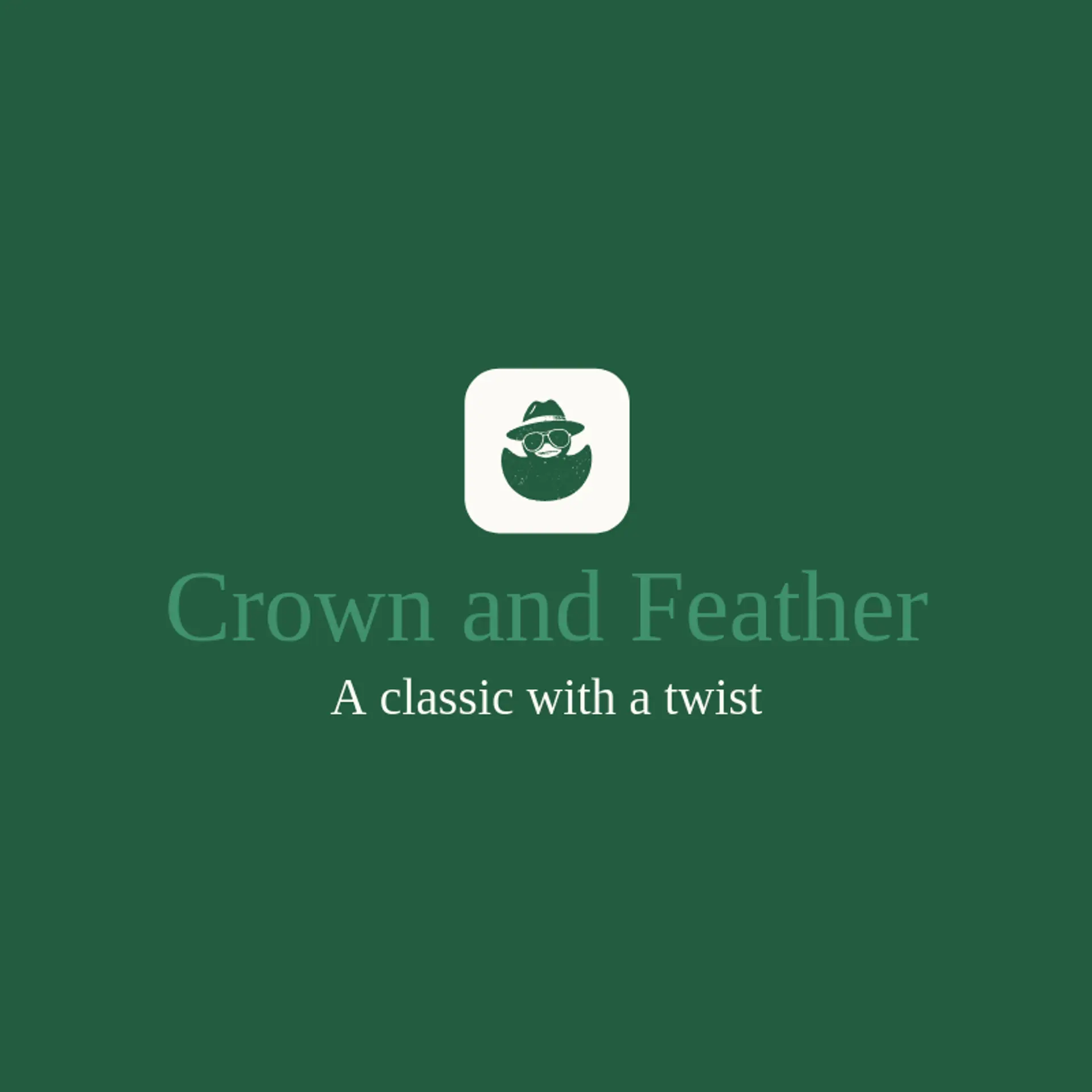 Crown and Feather logo for Fedora Logo Ideas