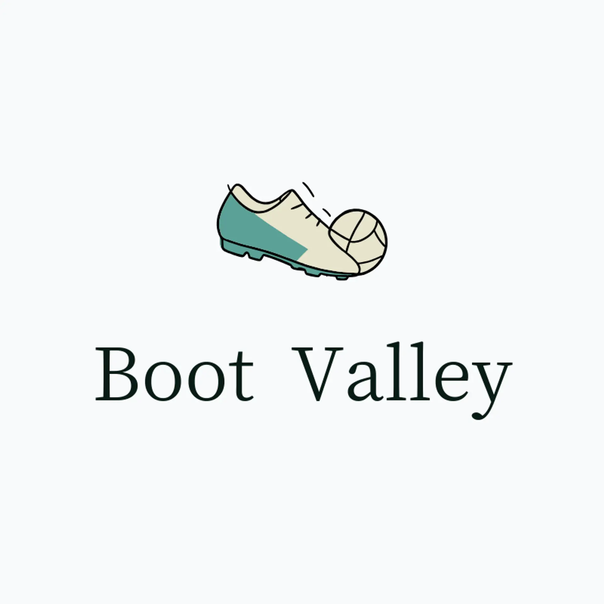 Boot Valley logo for soccer