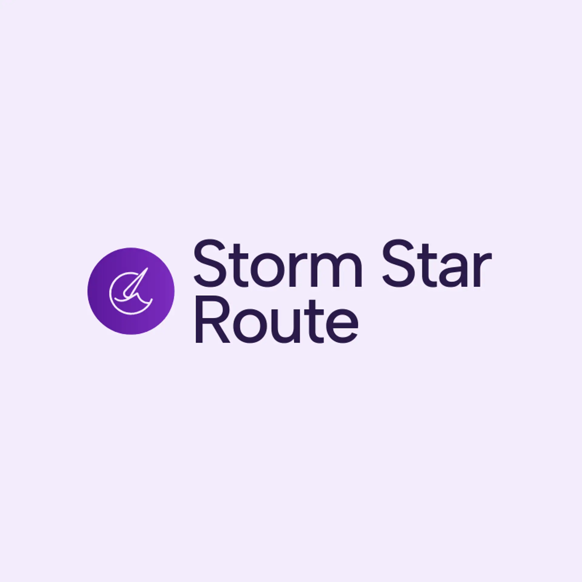 Storm Star Route logo for storm