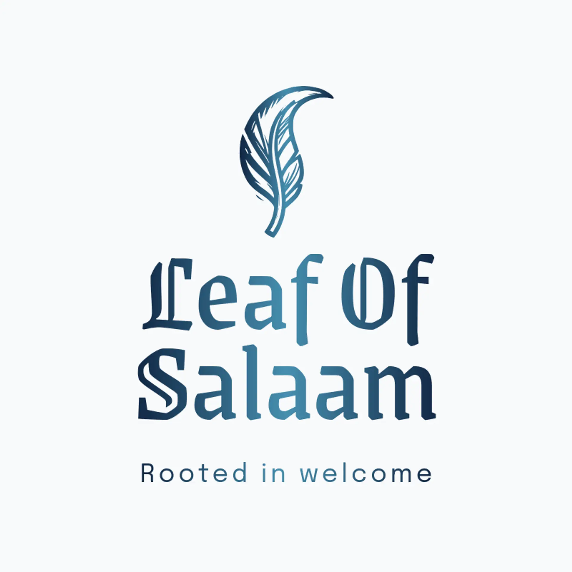 Leaf of Salaam logo for muslim
