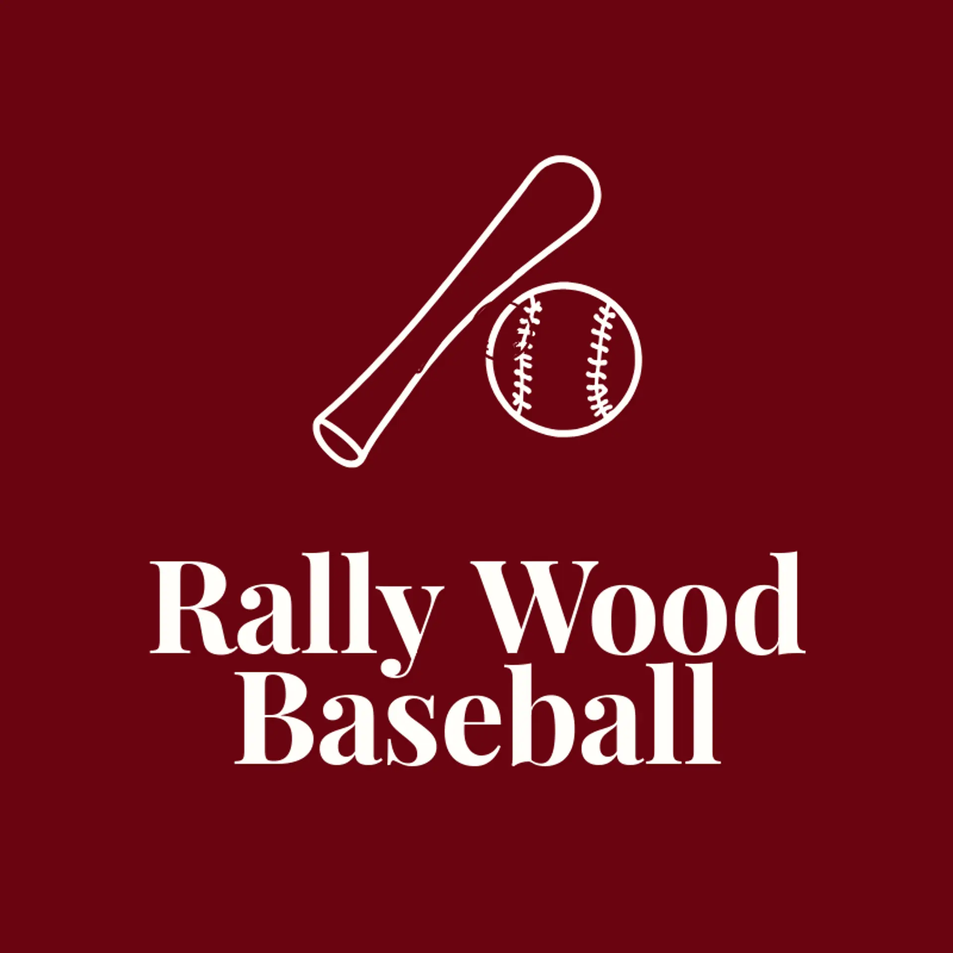 Rally Wood Baseball logo for baseball