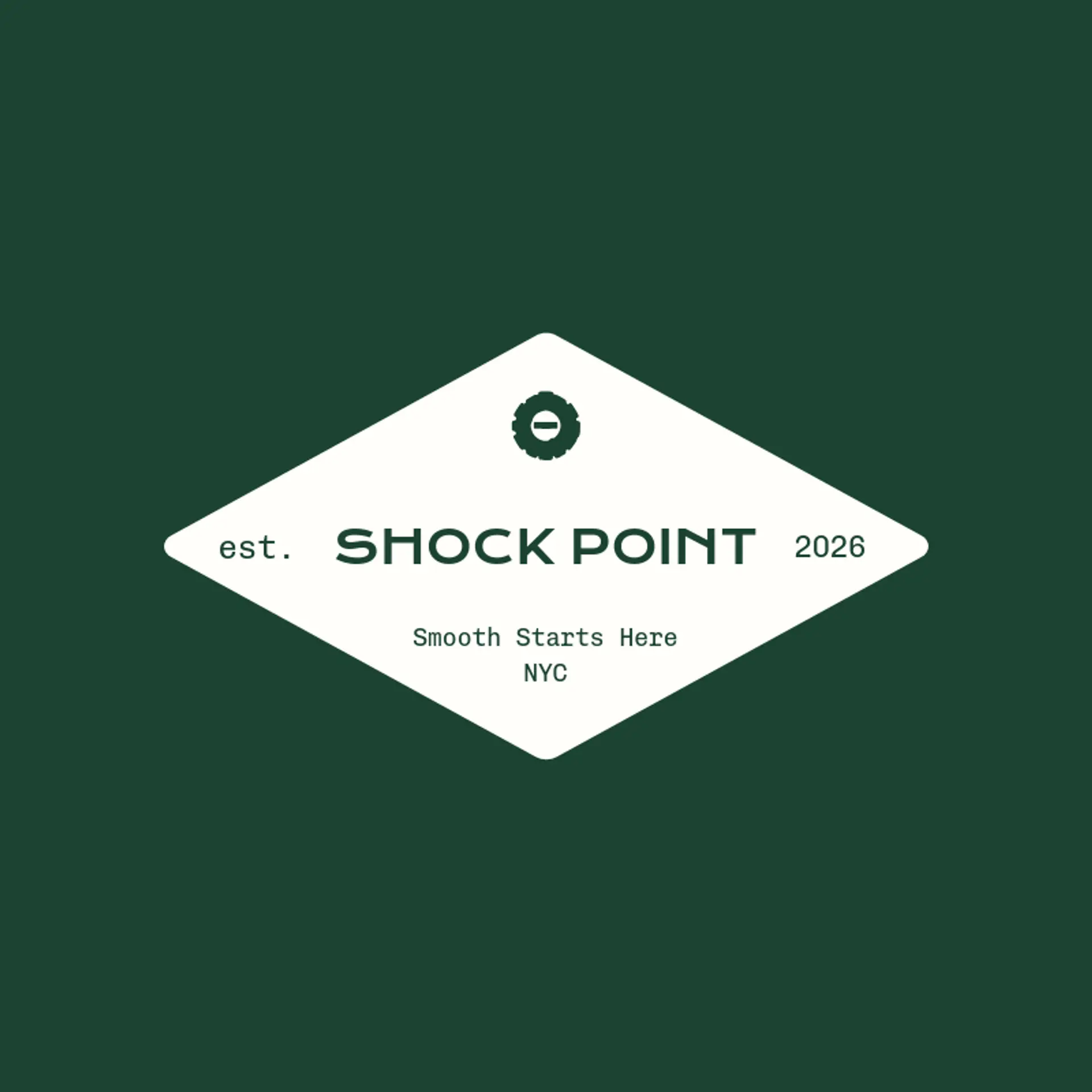 Shock Point logo for motor shop