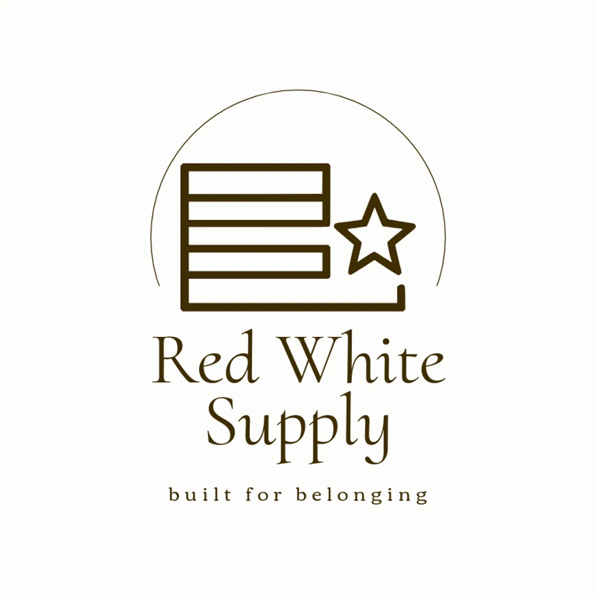 Red White Supply logo for american