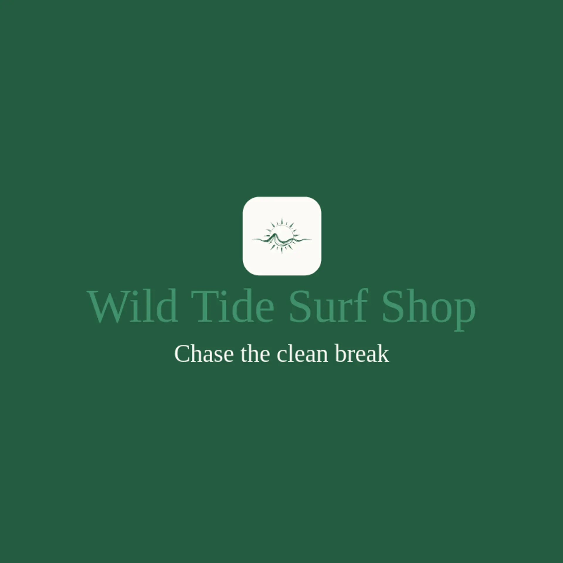 Wild Tide Surf Shop logo for tide