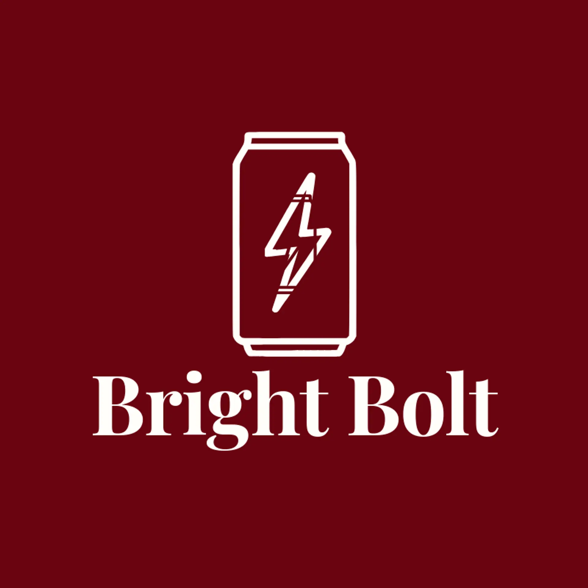 Bright Bolt logo for soda