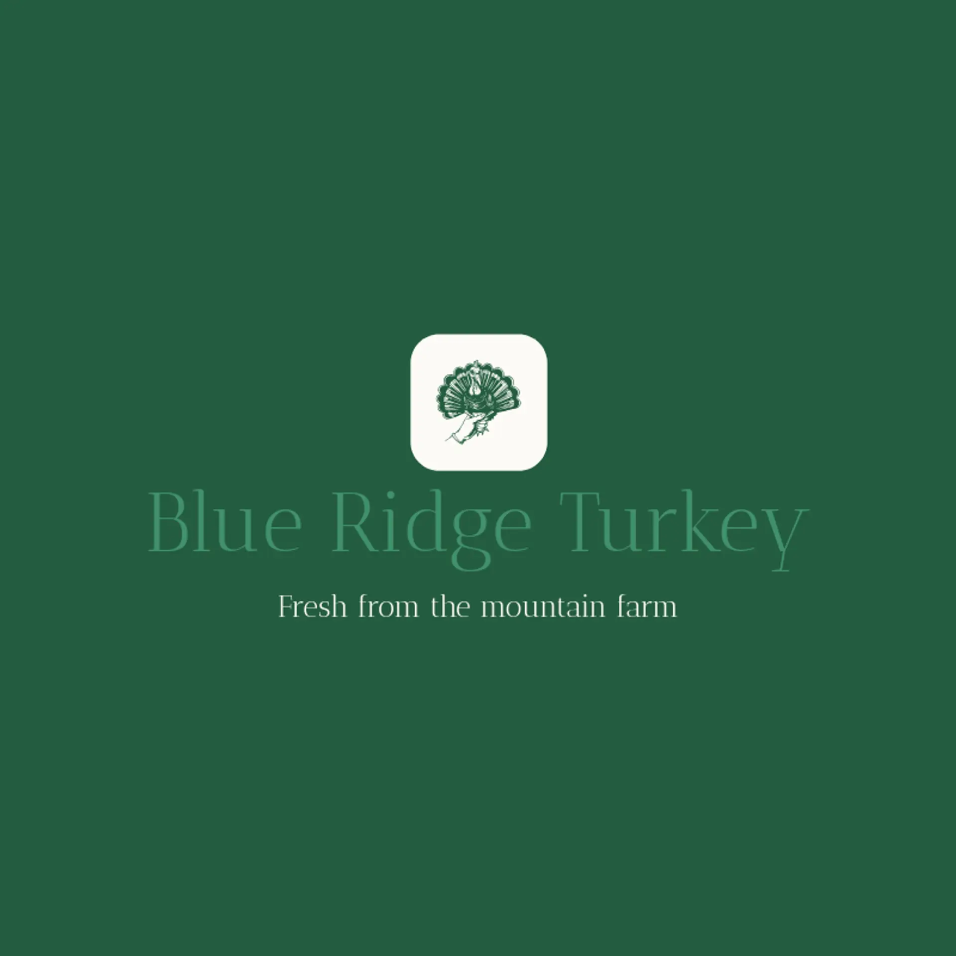 Blue Ridge Turkey logo for turkey