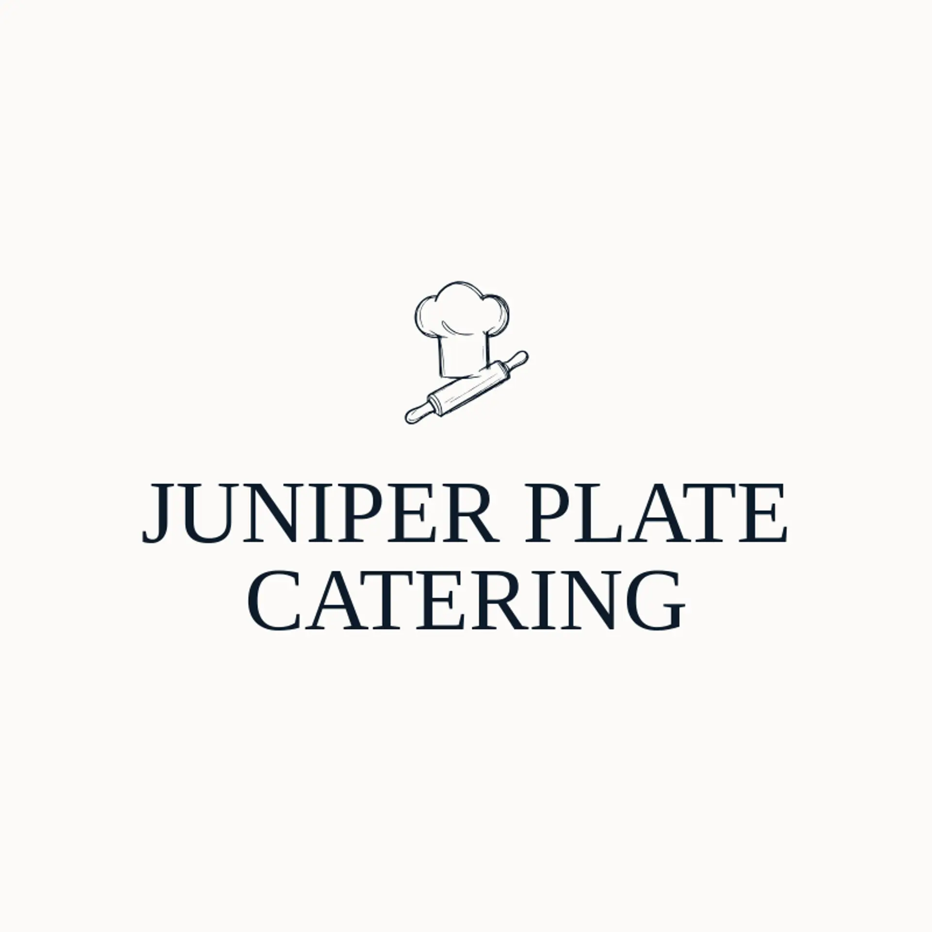 Juniper Plate Catering logo for chef hat