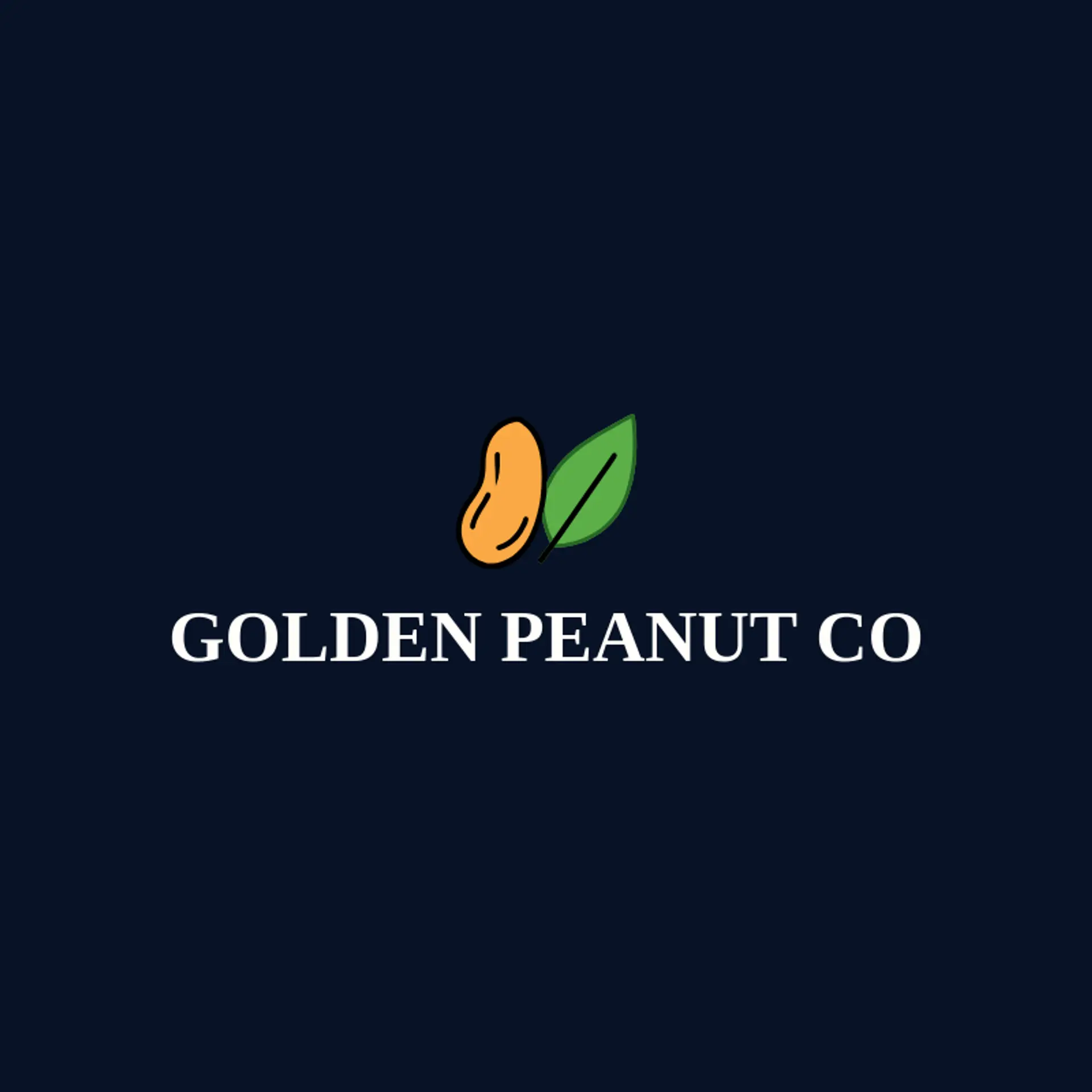 Golden Peanut Co logo for peanut